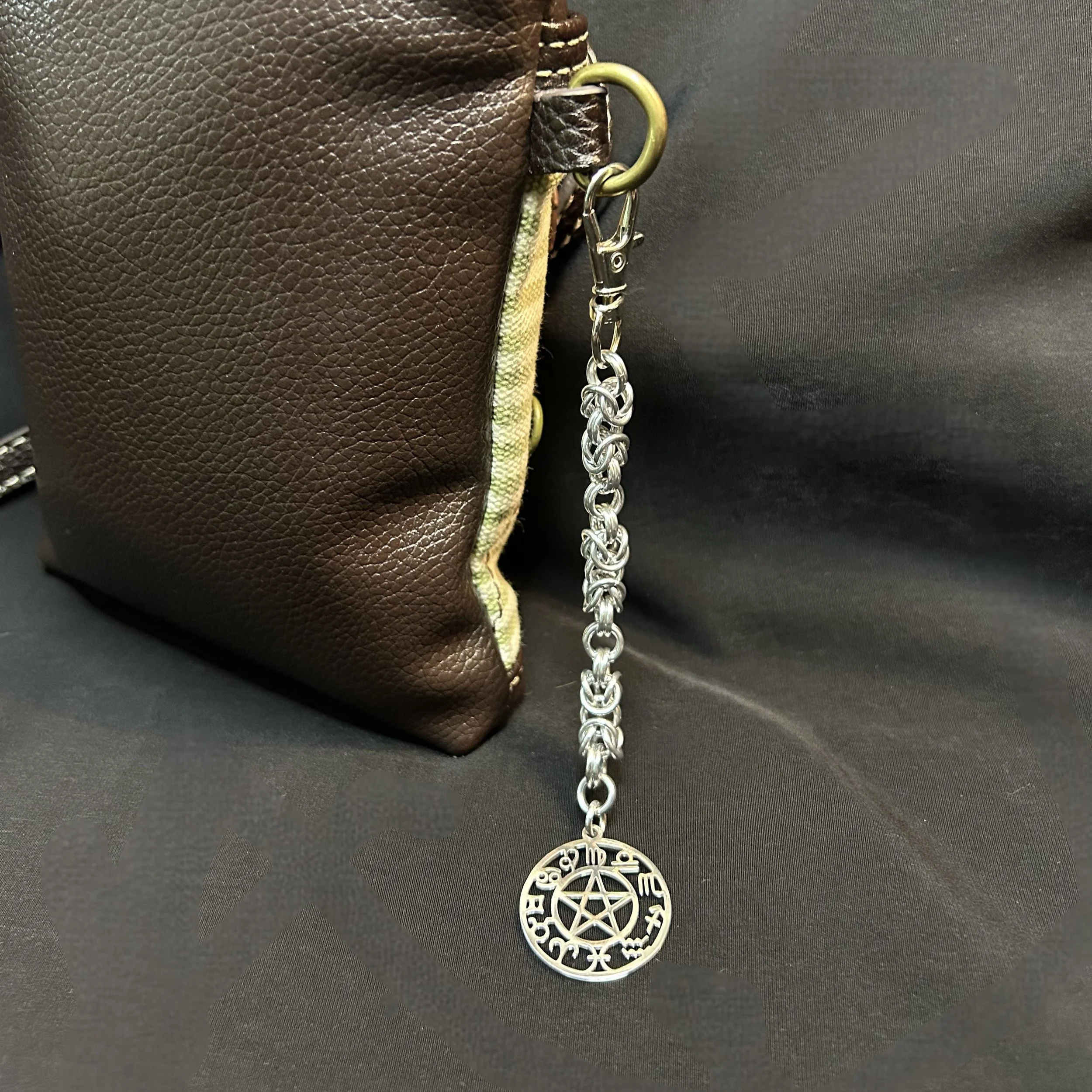 Silver Zodiac Purse Charm
