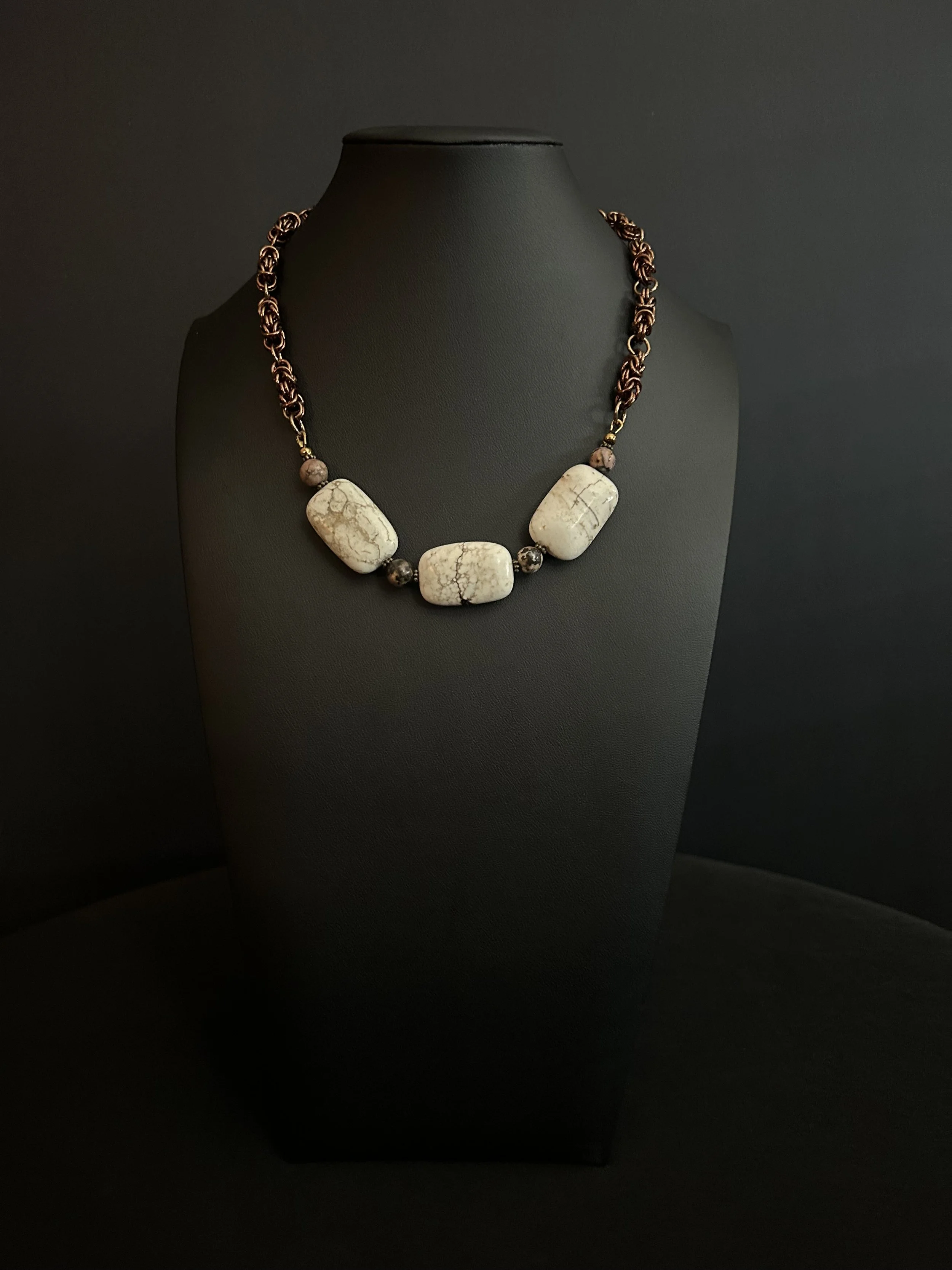 Bronze Earthstone Necklace