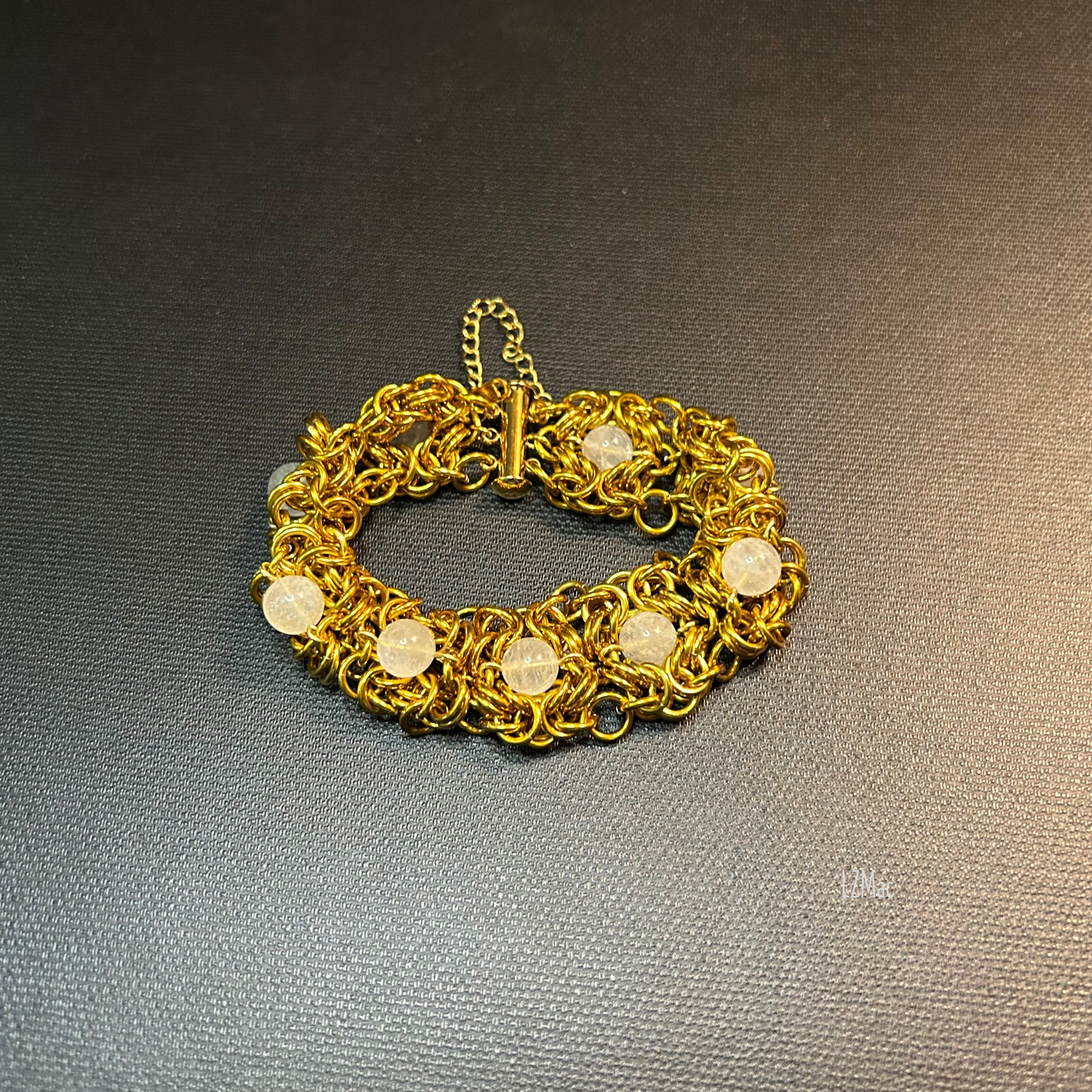 Moonlit Rosette Bracelet