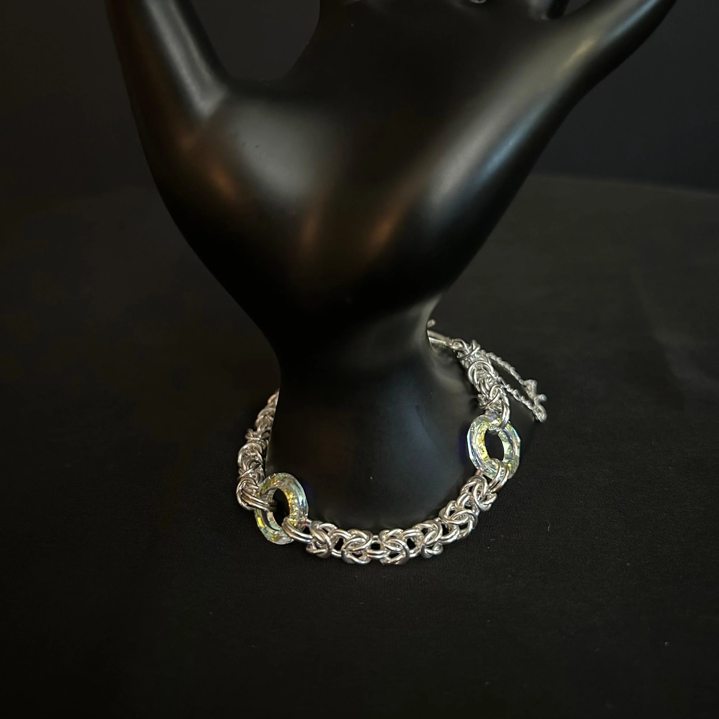 Silvershine Byzantine Chainmaille Bracelet