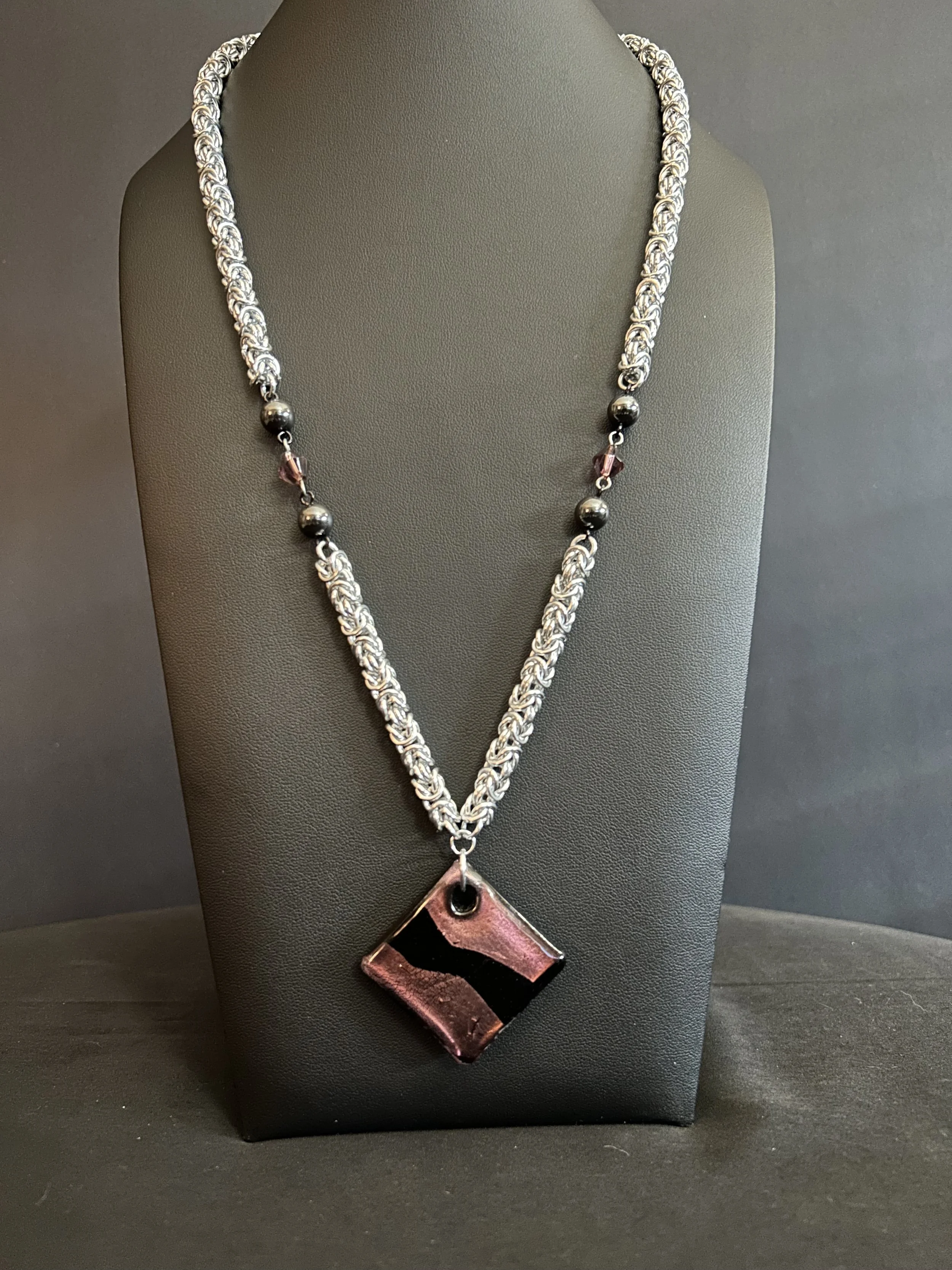 Shadowed Plum Necklace