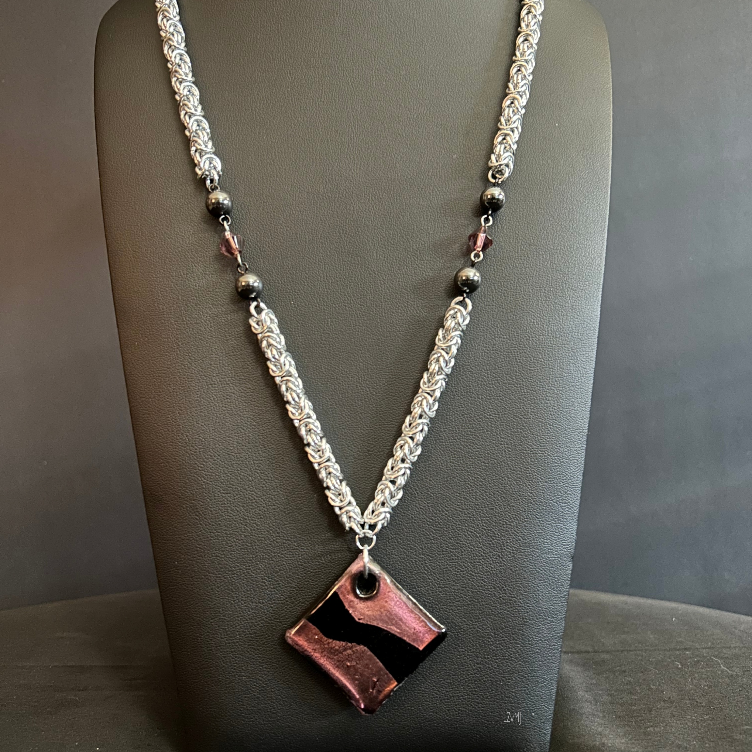 Shadowed Plum Necklace
