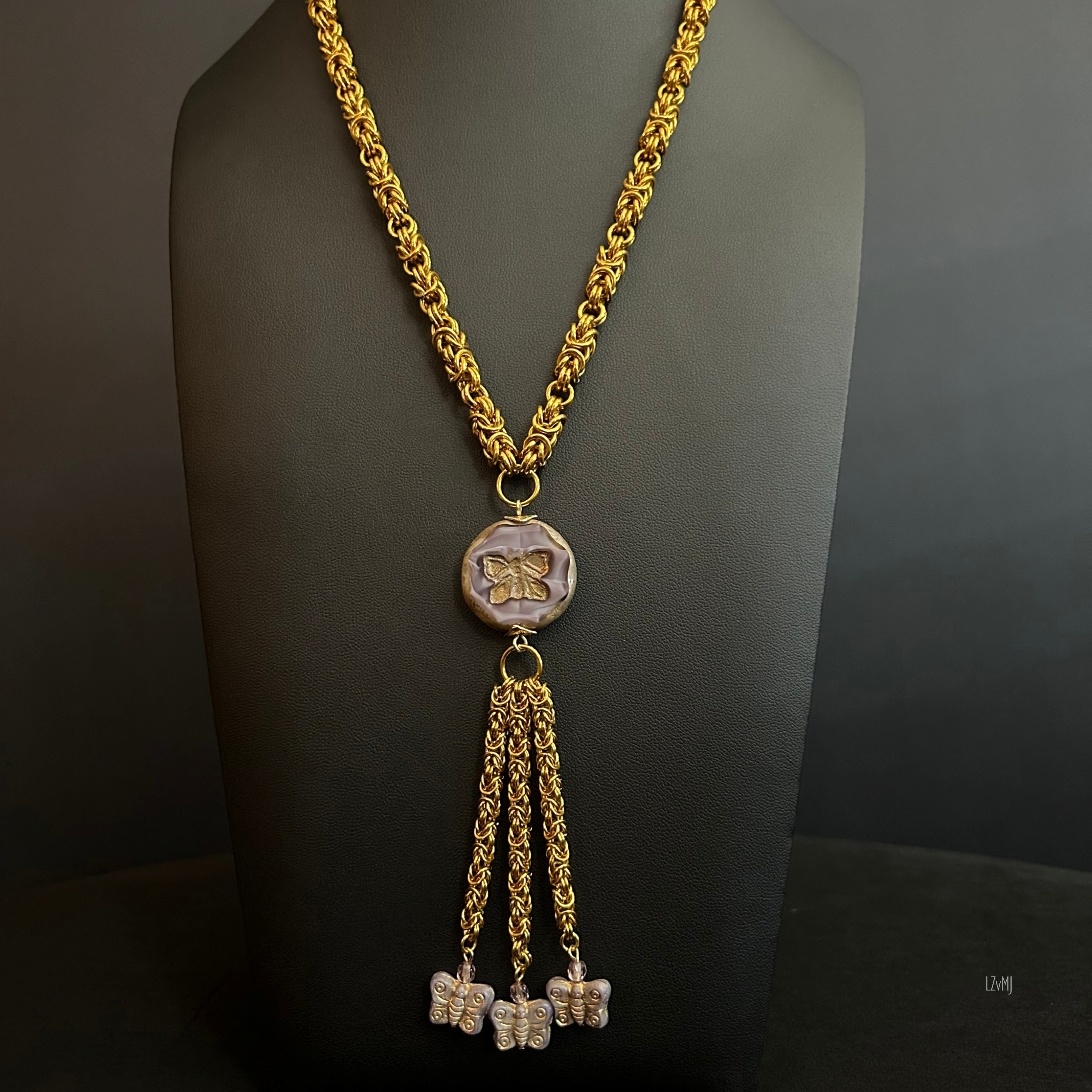 Golden Butterfly Necklace