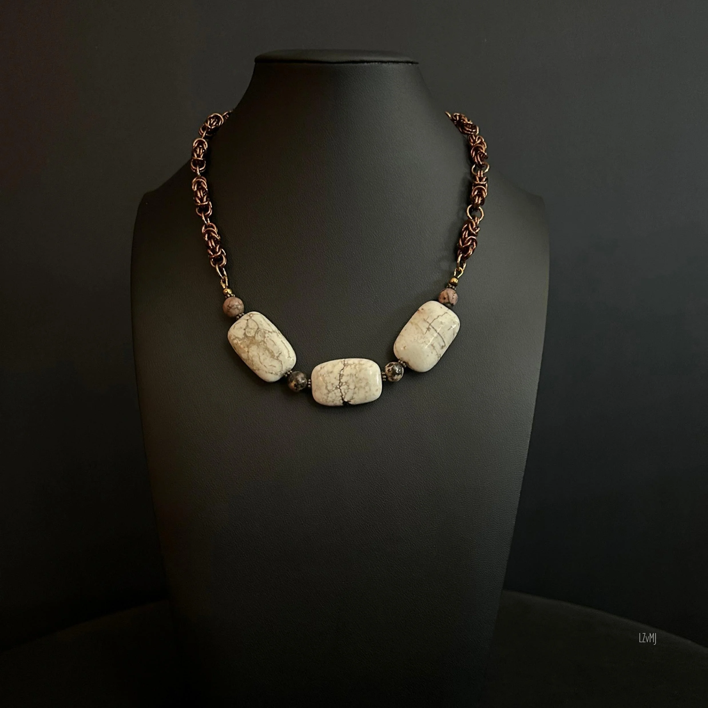 Bronze Earthstone Necklace