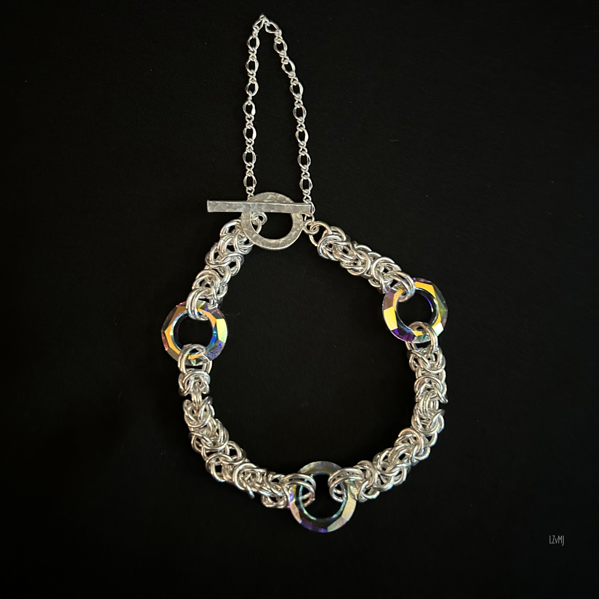 Silvershine Byzantine Chainmaille Bracelet