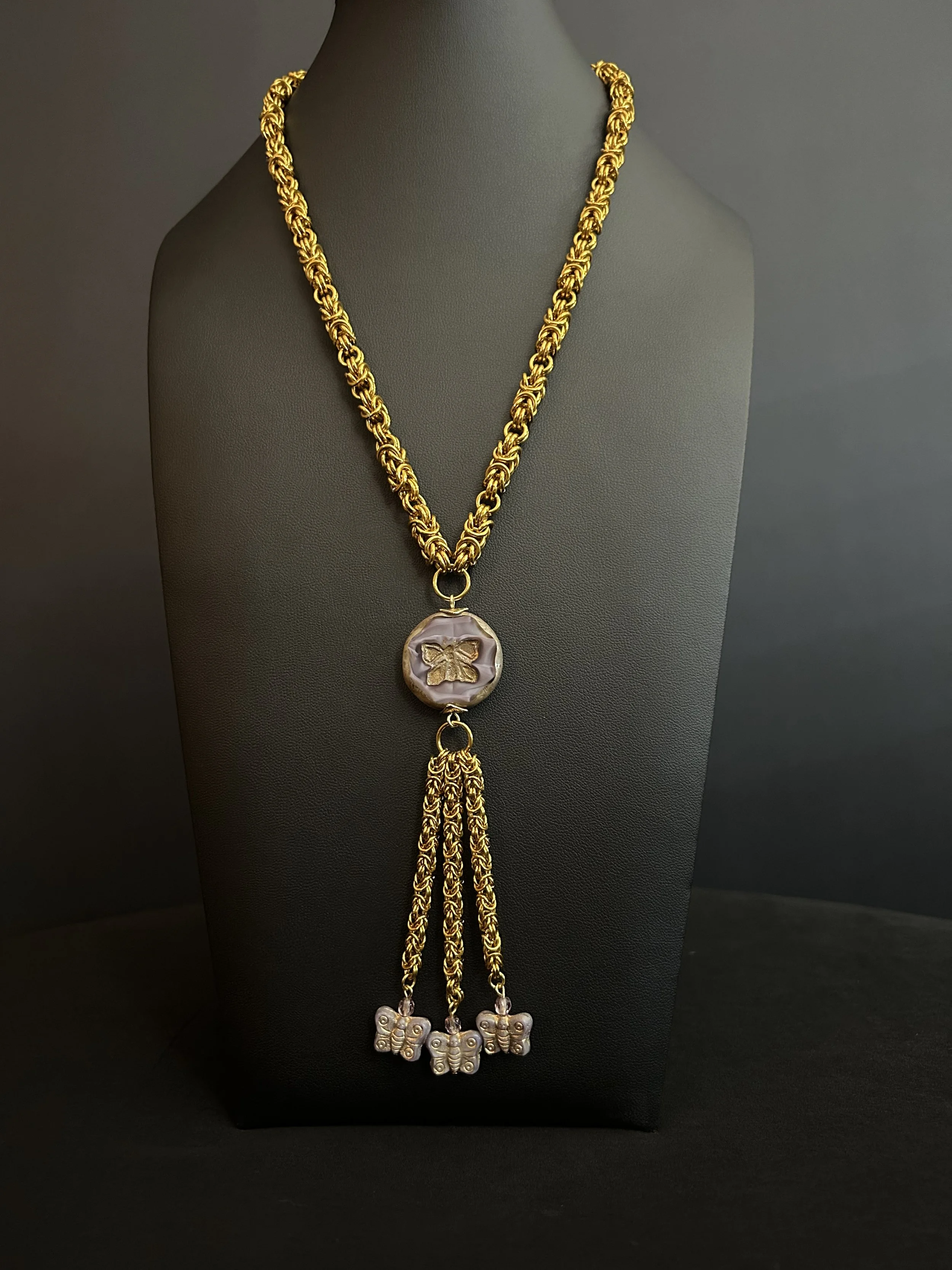 Golden Butterfly Necklace