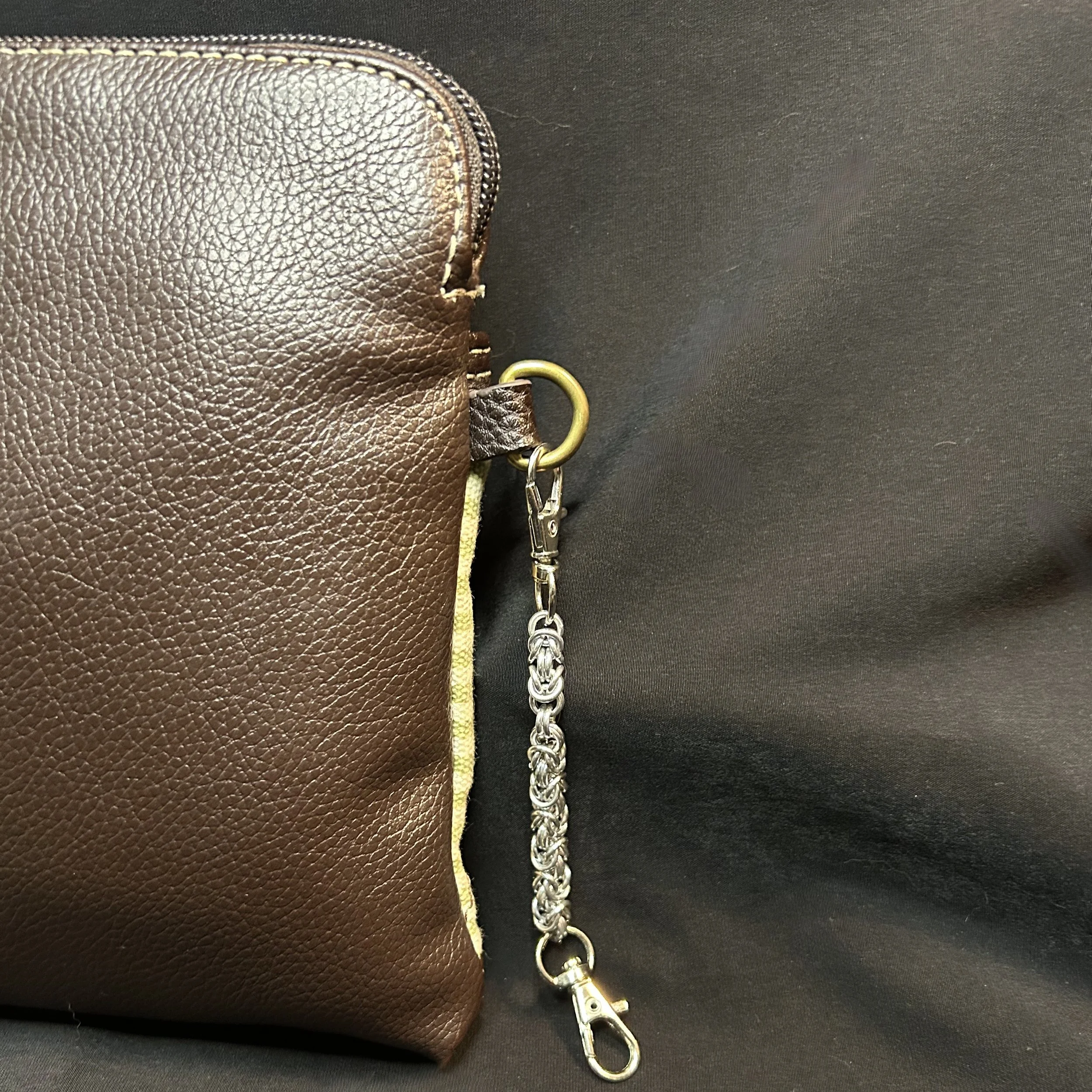 Silver Chainmaille Bag Chain