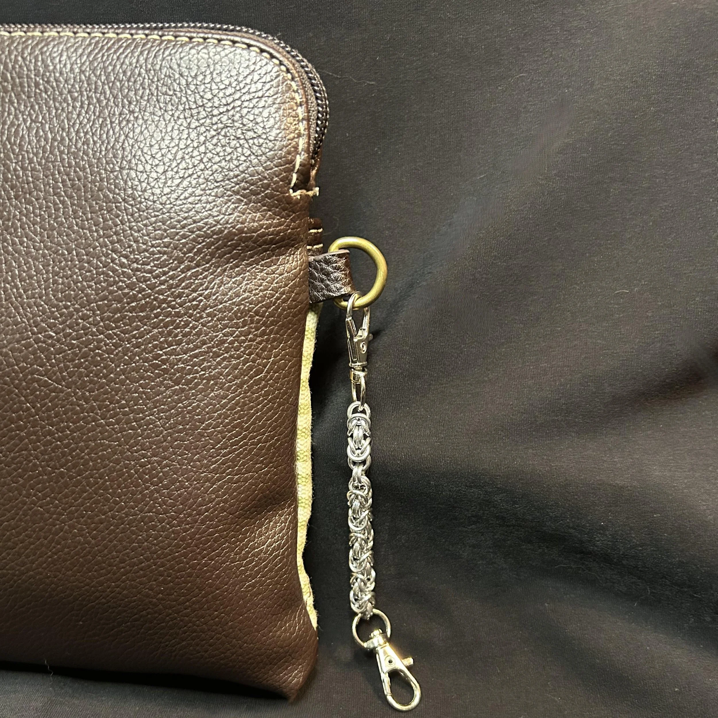 Silver Aluminum Chainmaille Bag Chain
