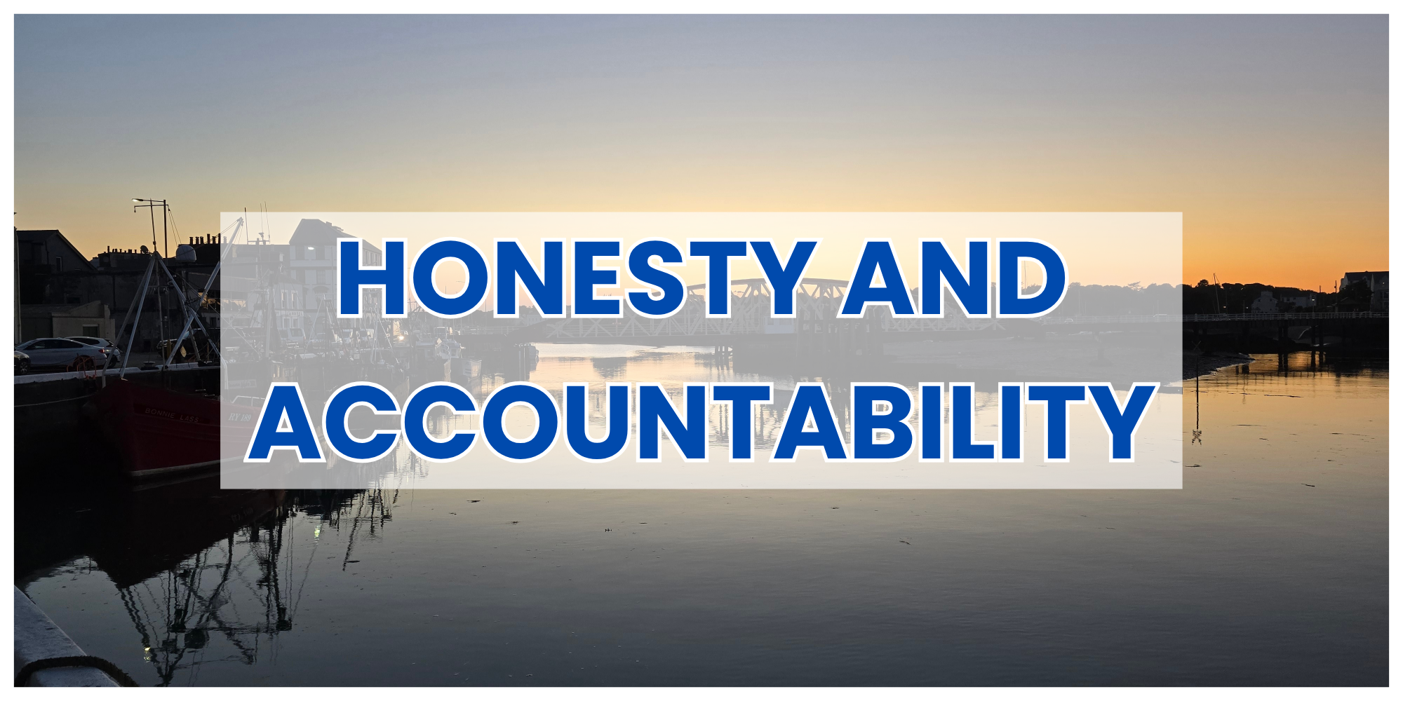 Honesty and Accountability