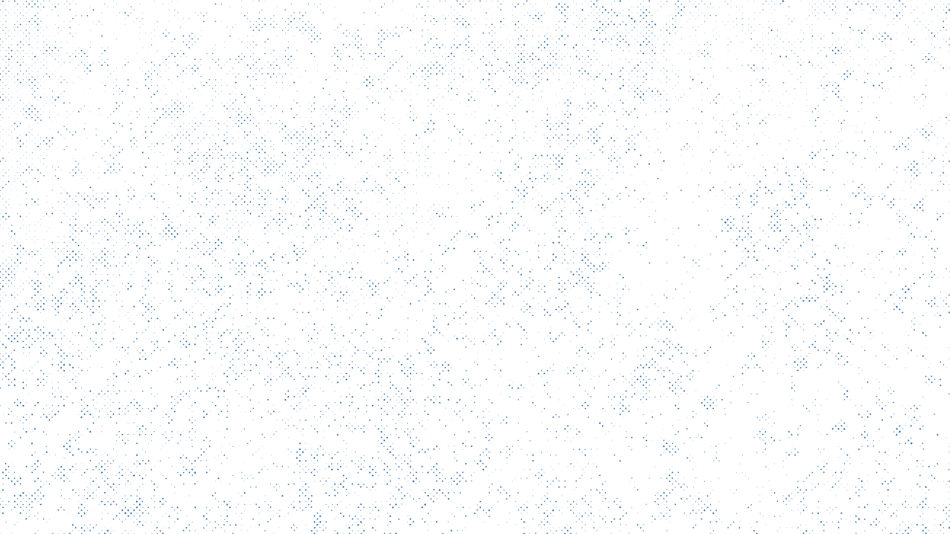 A black background with numerous small, blue dots scattered throughout, creating a starry or cosmic effect.