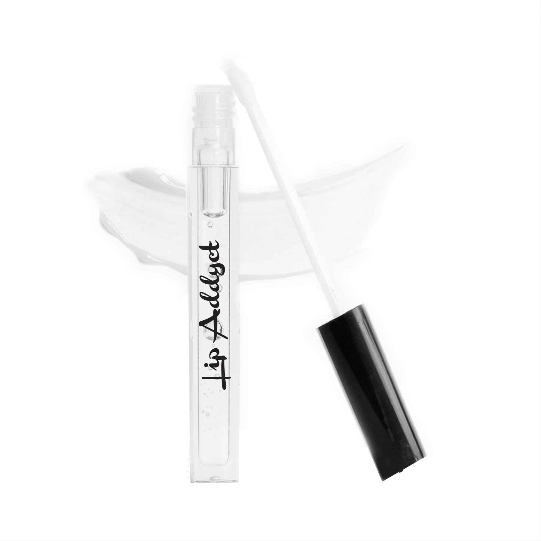 Clear lip gloss. it has a gloss swatch