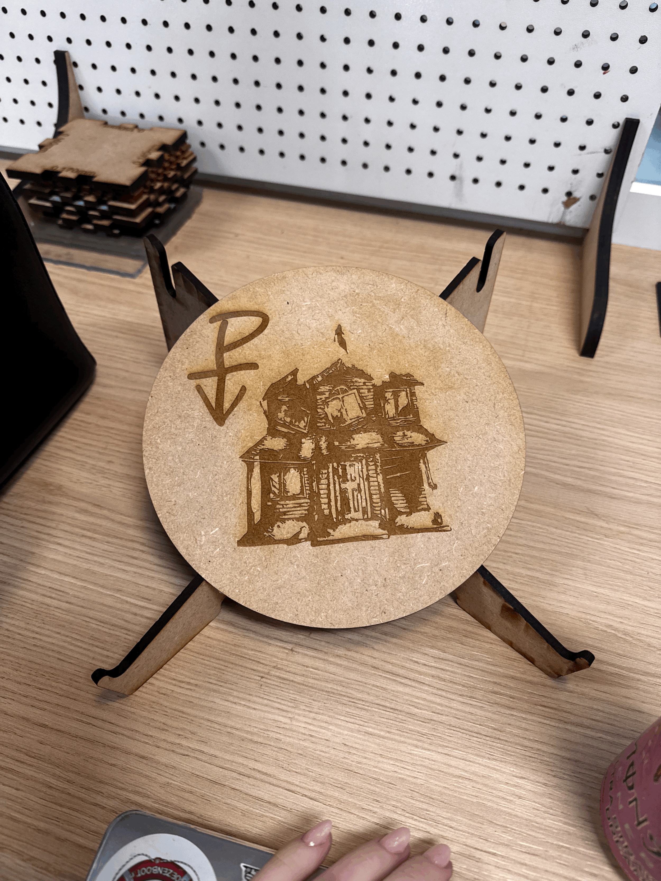 Laser Cut Laptop Holder