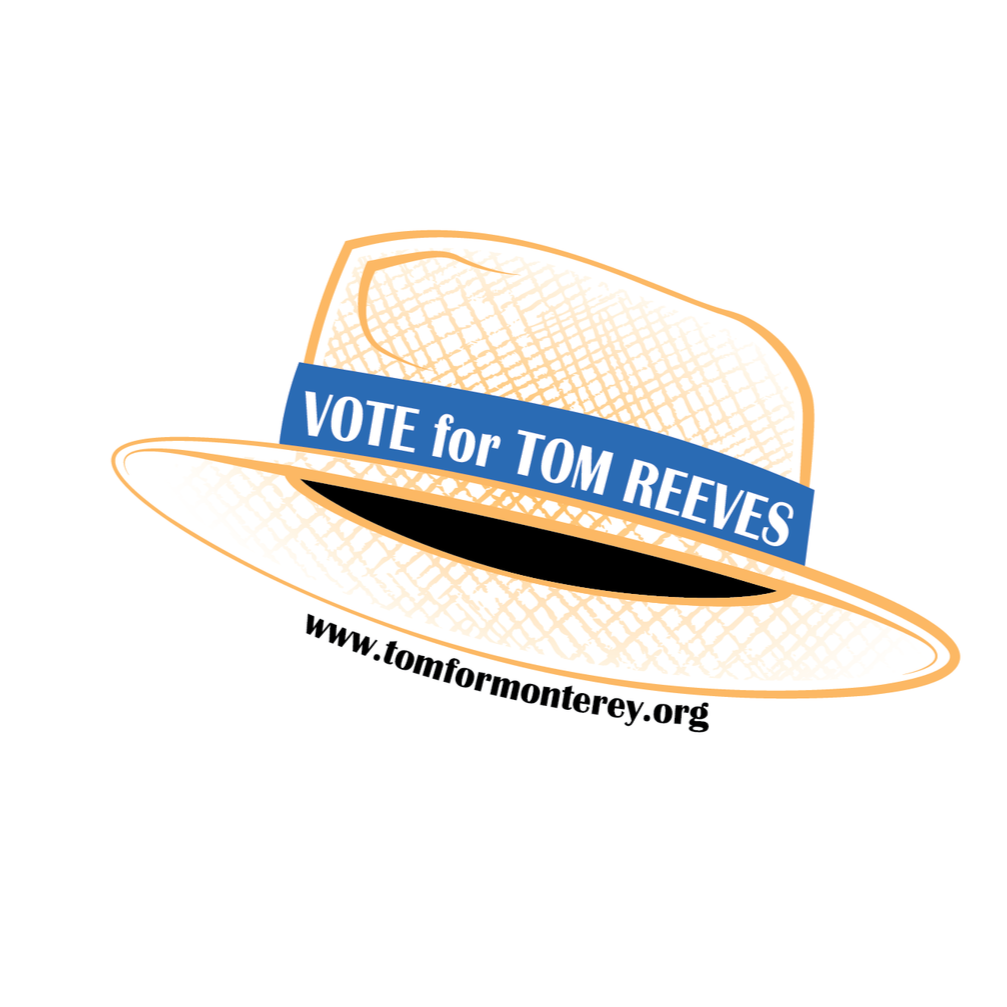 An illustration of Candidate Tom Reeve's signature hat