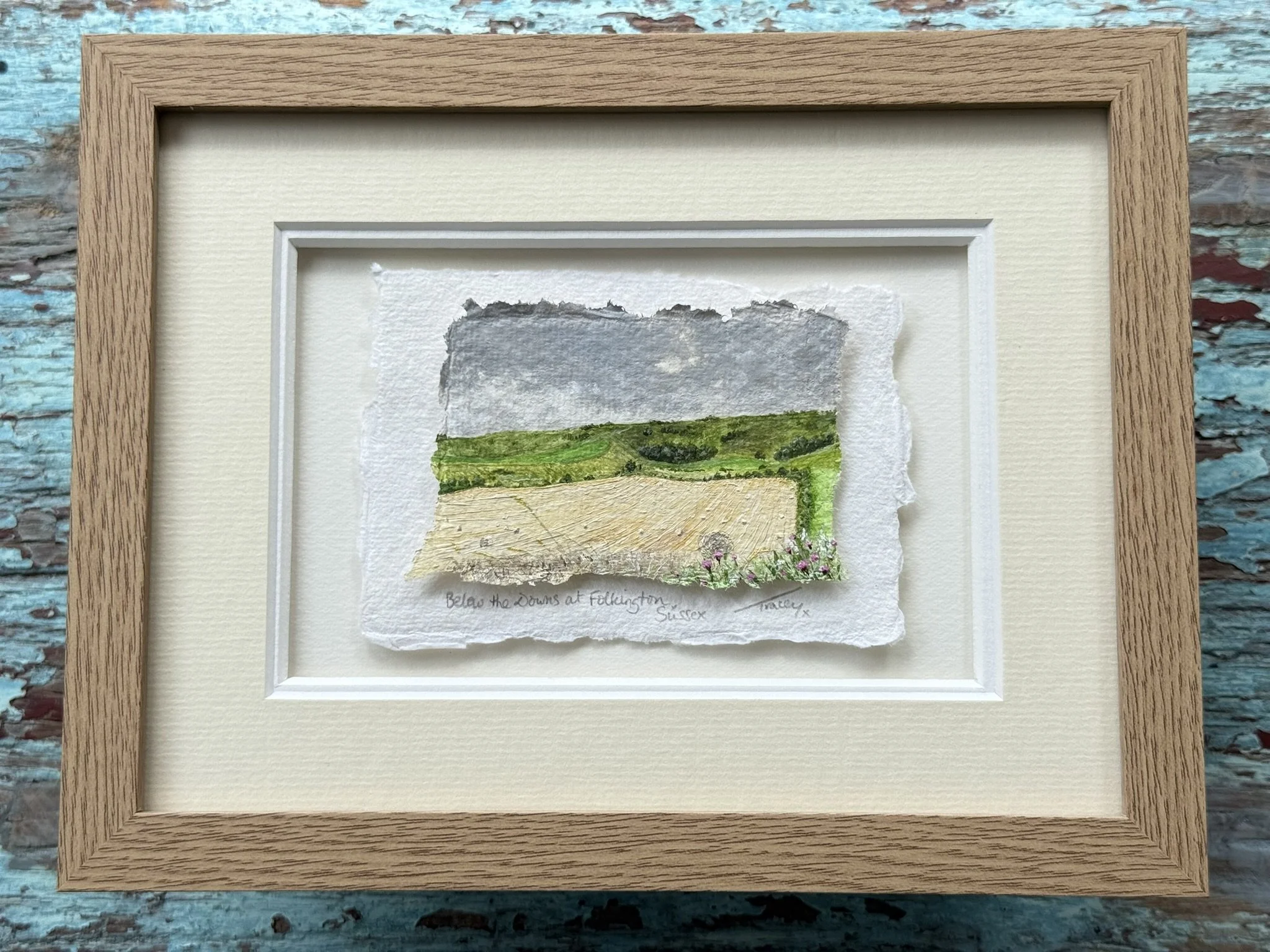Below the Downs at Folkington
(currently reserved for exhibition)