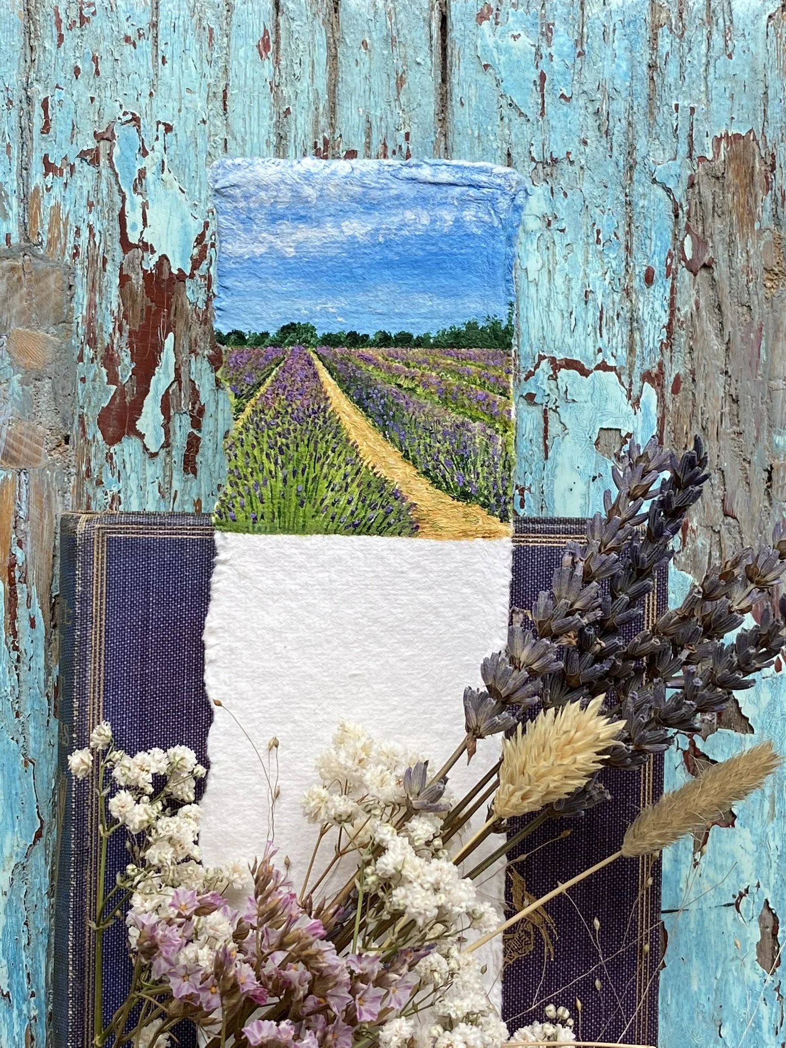 Lavender Field (bookmark)