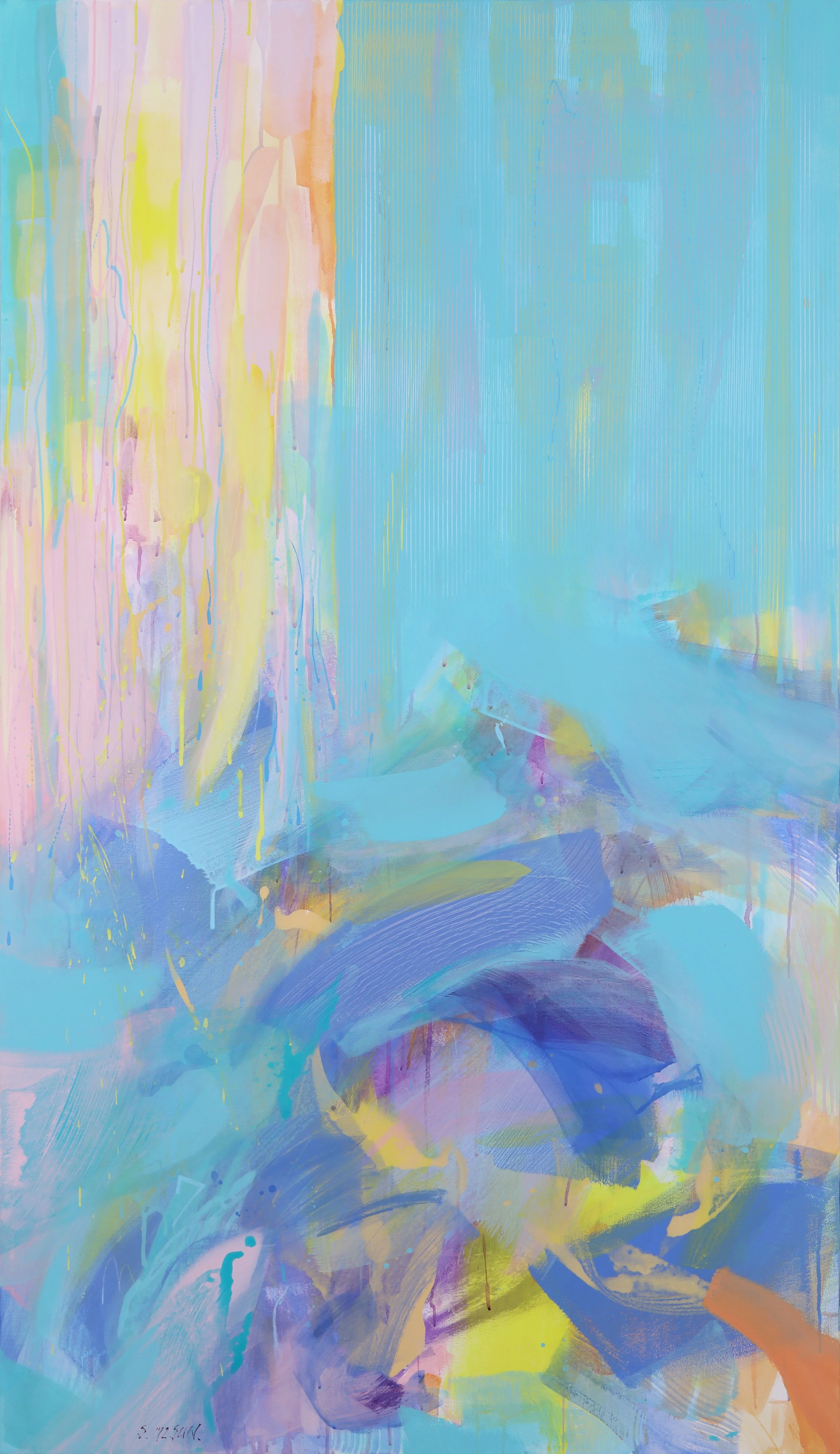 신미선 영광의 인터스텔라II_193.9 x 112.1 cm acrylic  2023.JPG