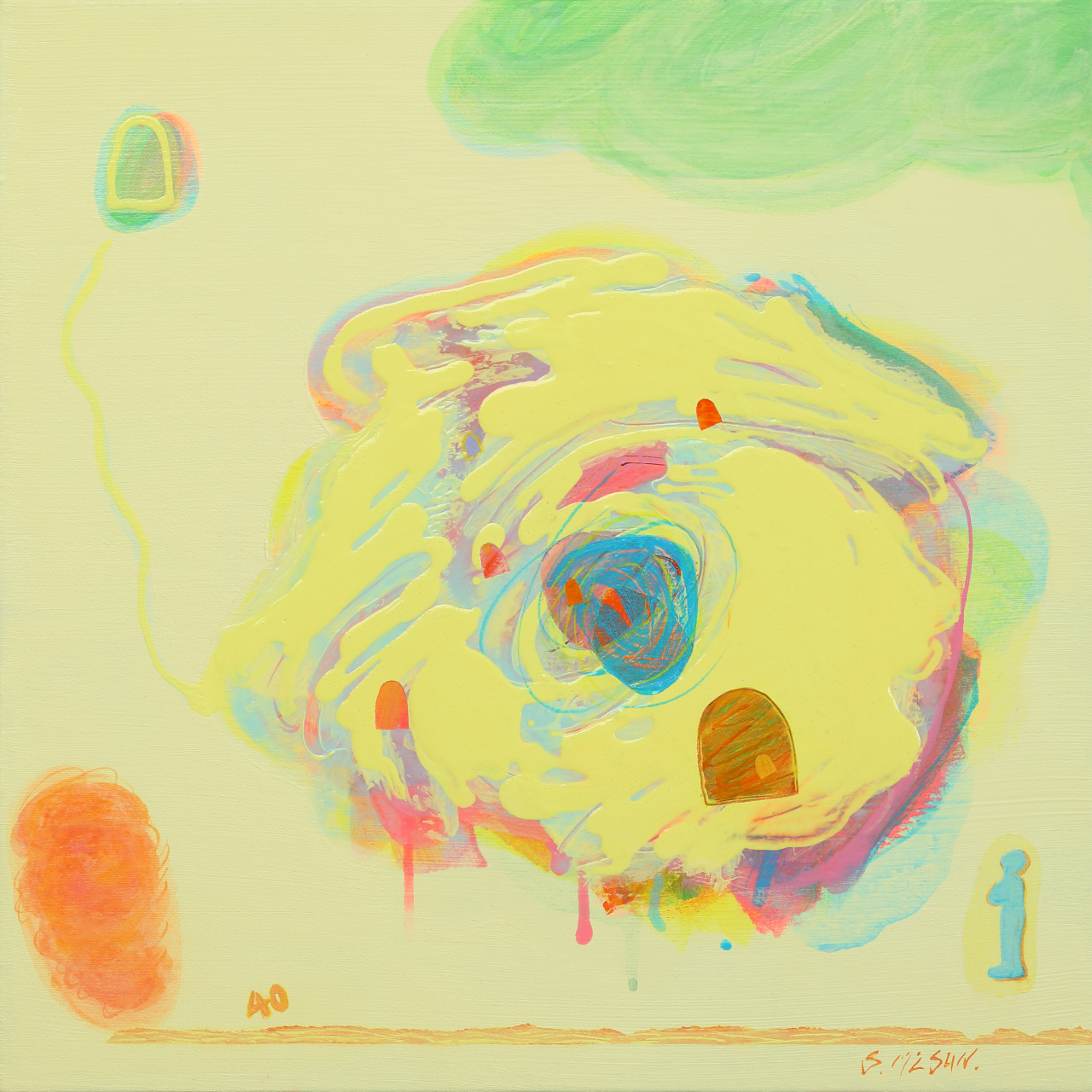 LQ_6.신미선 Exodus_The Ways_01 45.5x45.5cm Acrylic 2022-NFT빅마스터구입2022.png