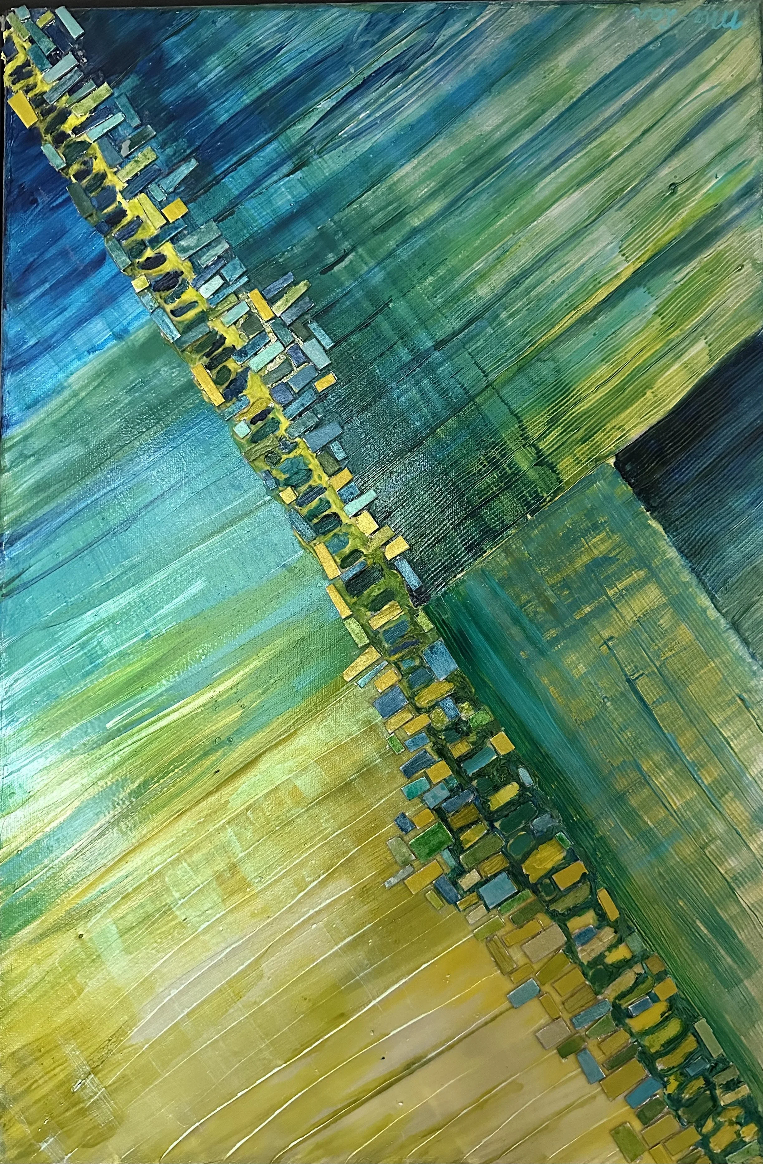 NAME: Colour Experience
DESCRIPTION: Crafted with a spirit of spontaneity and experimentation, this abstract painting is a celebration of artistic freedom and creative expression. The bold use of color and texture creates a sense of depth and dimensi