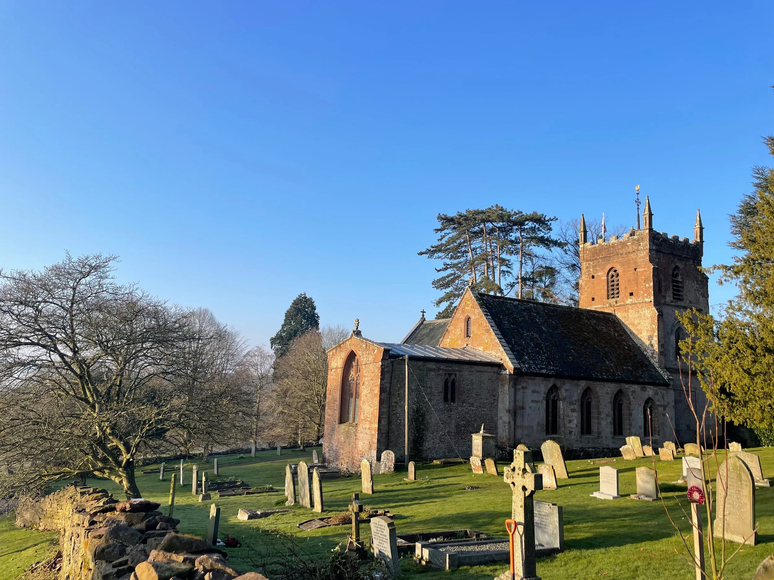 Visit the beautiful How Caple Church which is half a mile walk away from the campsite