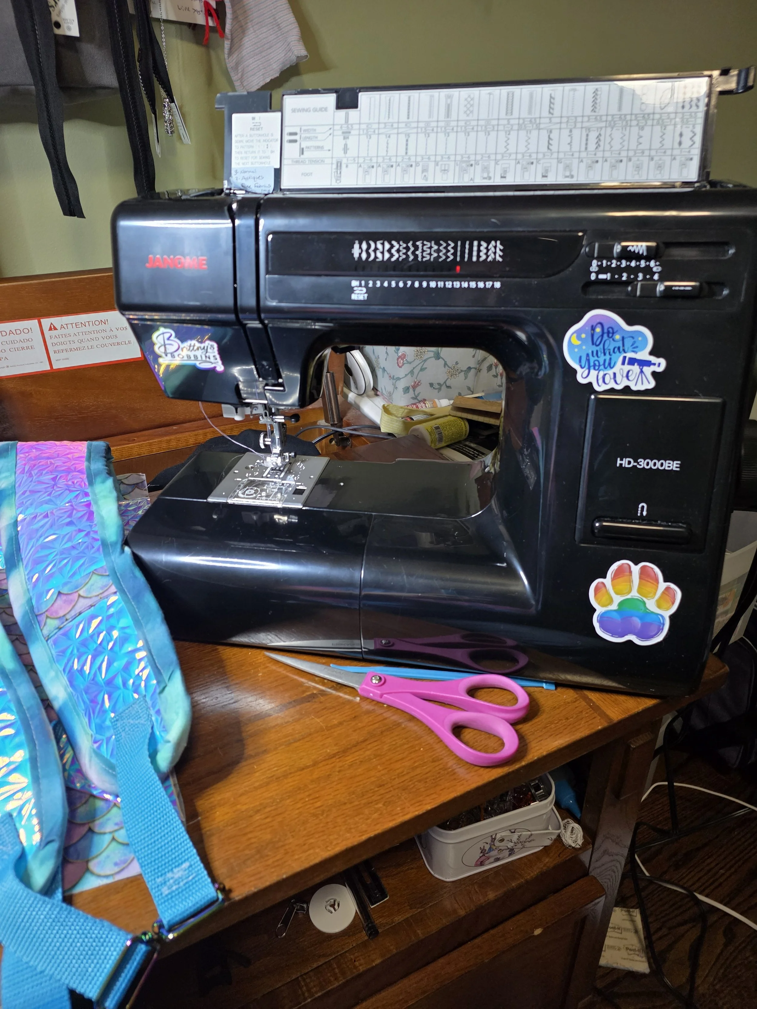 My Heavy Duty girl!! She gets us through the toughest of materials