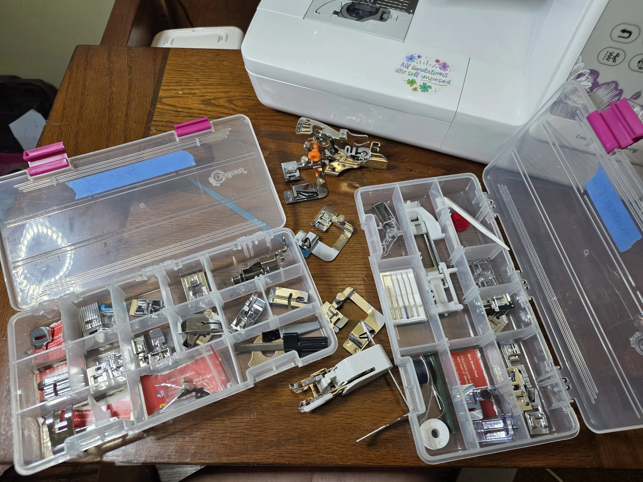 Another ever-growing collection. Who could possibly need this many FEET?!?!?! Oh Hi, It's Me!!