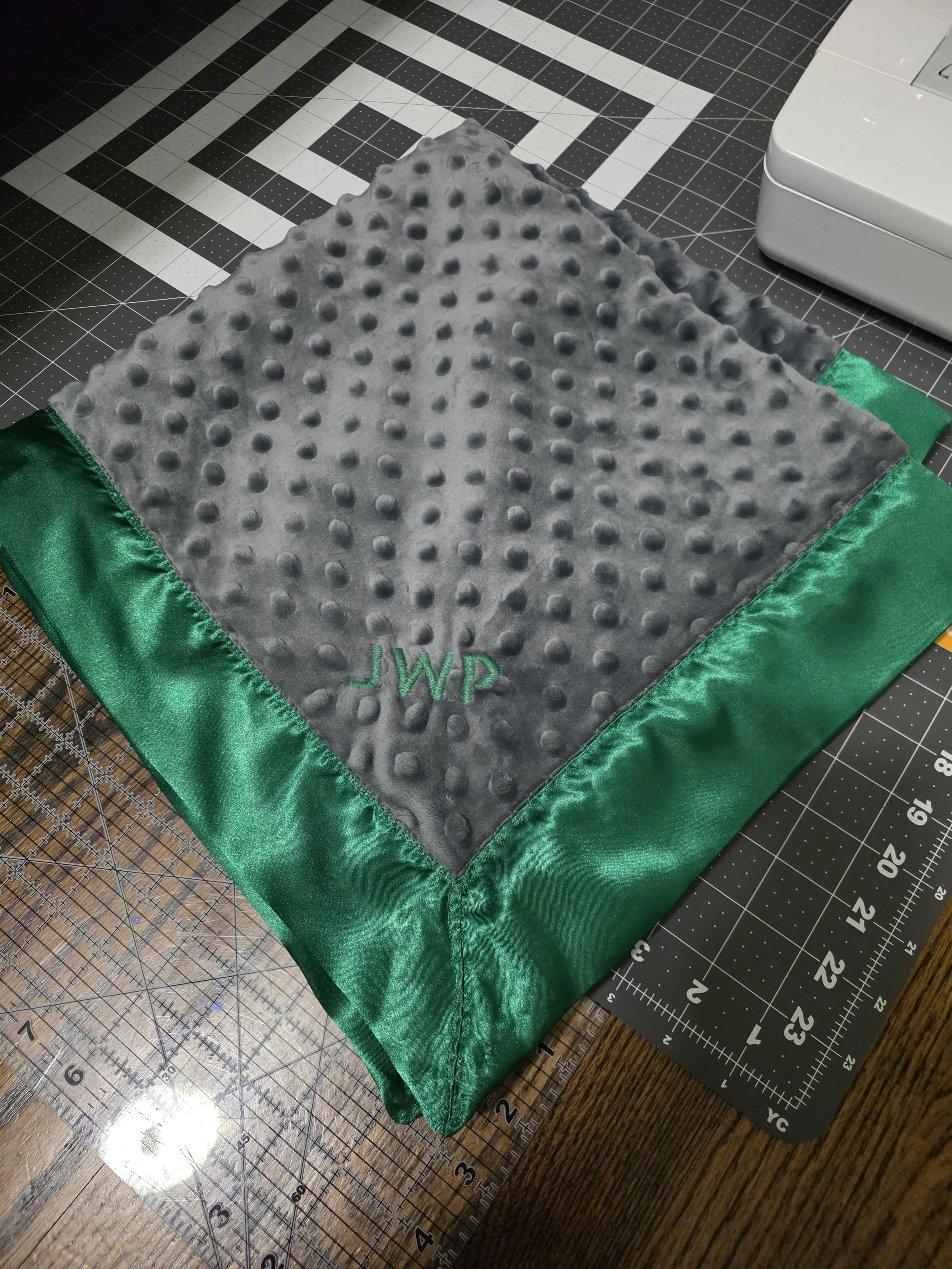 Silky blanket for a newborn