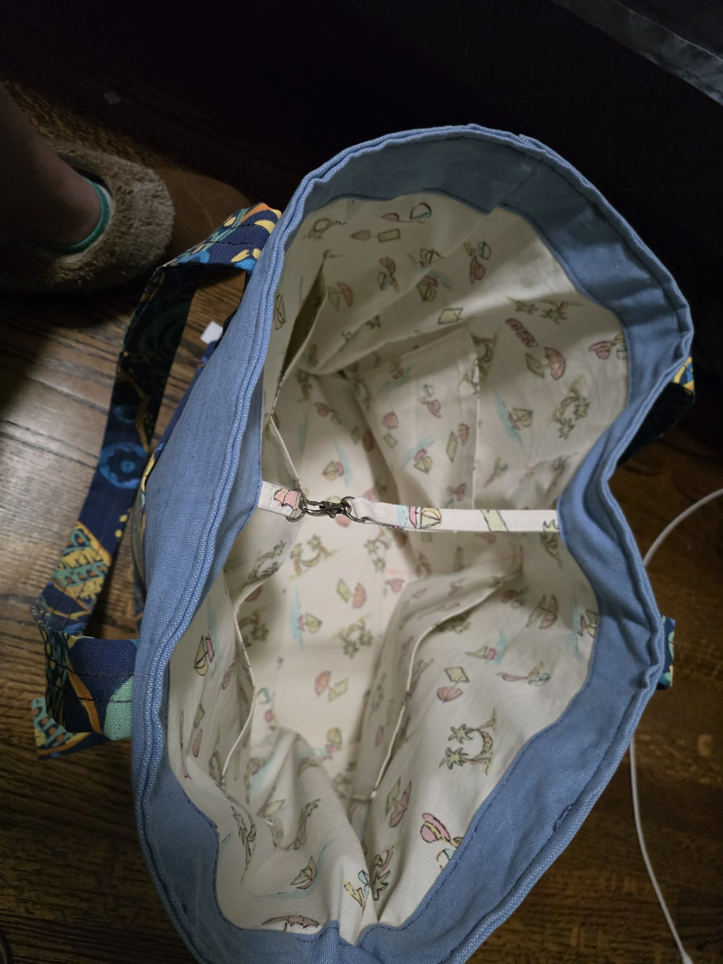 Inside of my beach bags