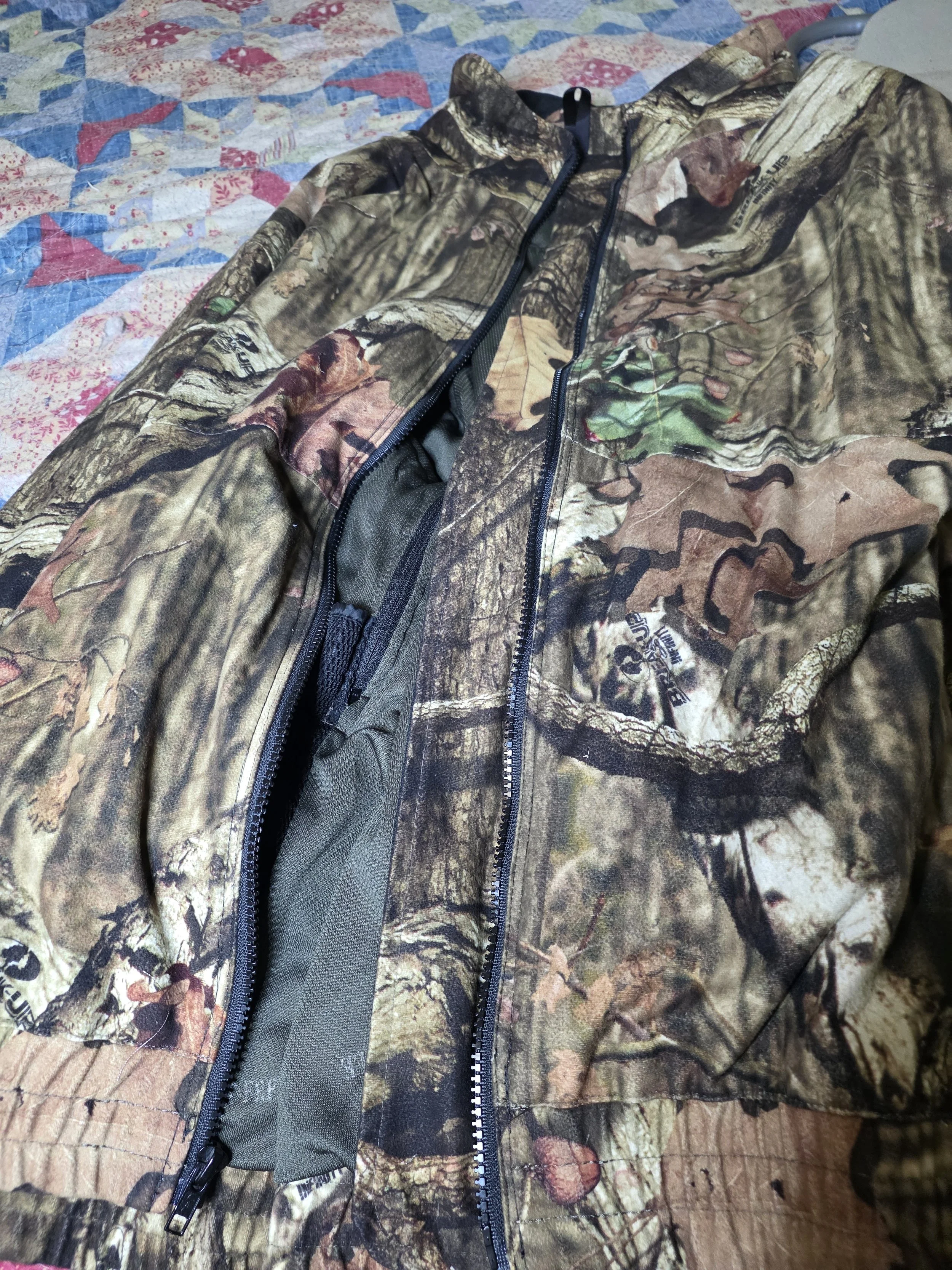 A water proof hunting jacket
