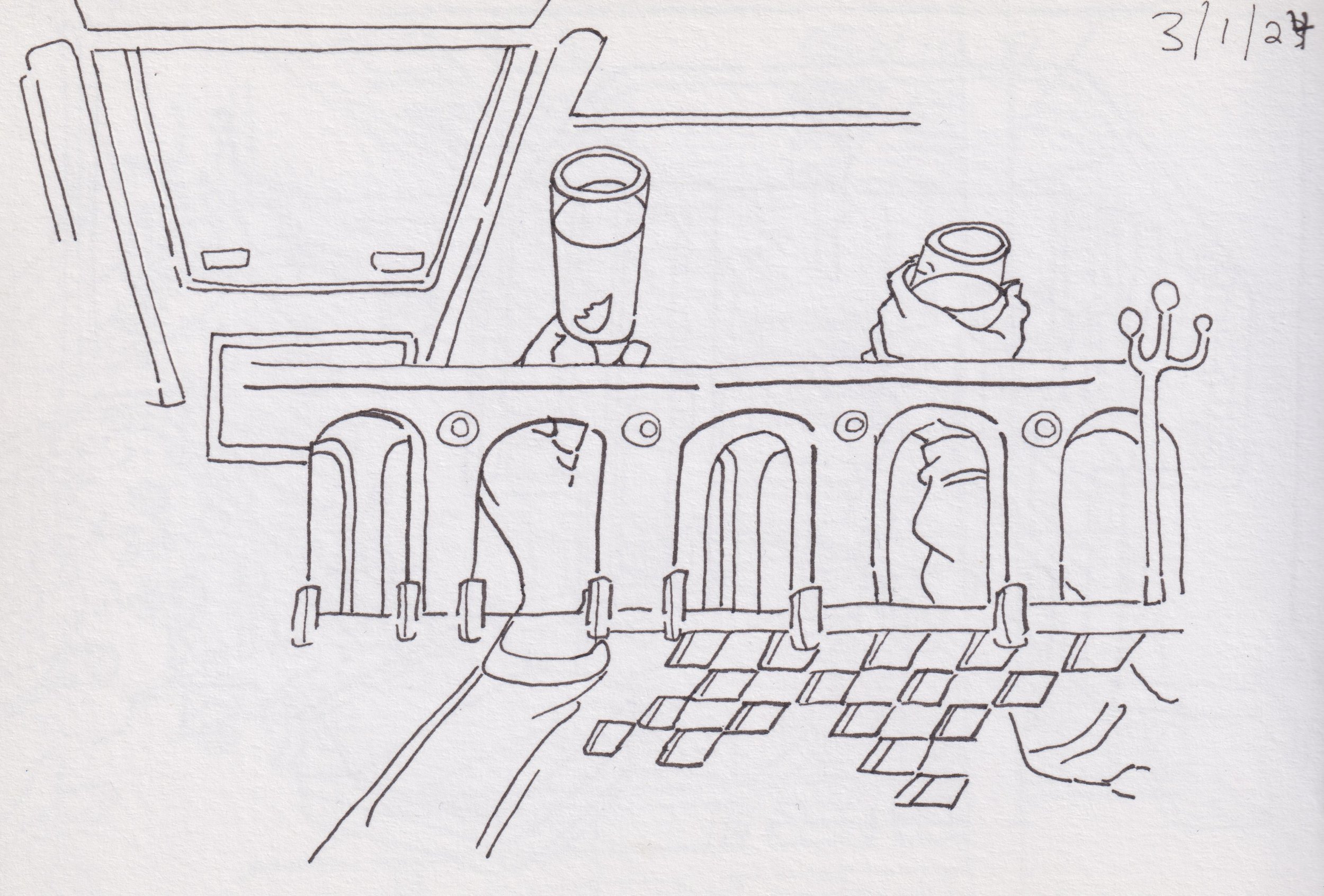 Line drawing of Portugal, elements intertwined, surrealist fine line drawing