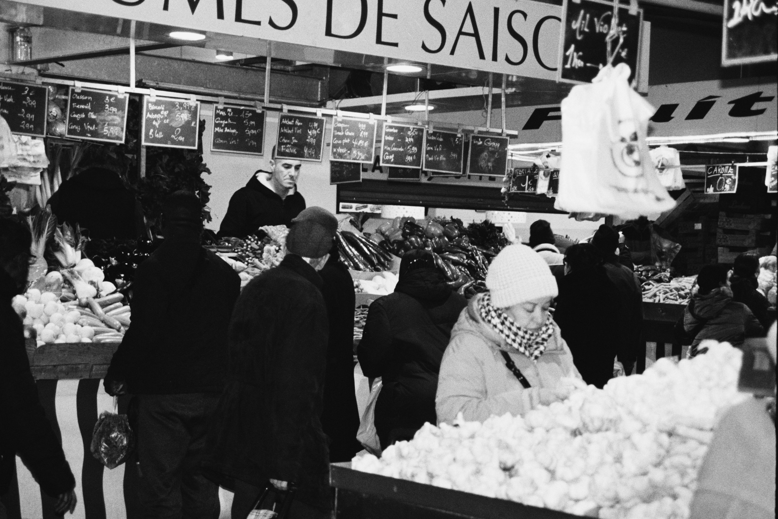 Seasonal vegetables. La Courneuve, 31012026.