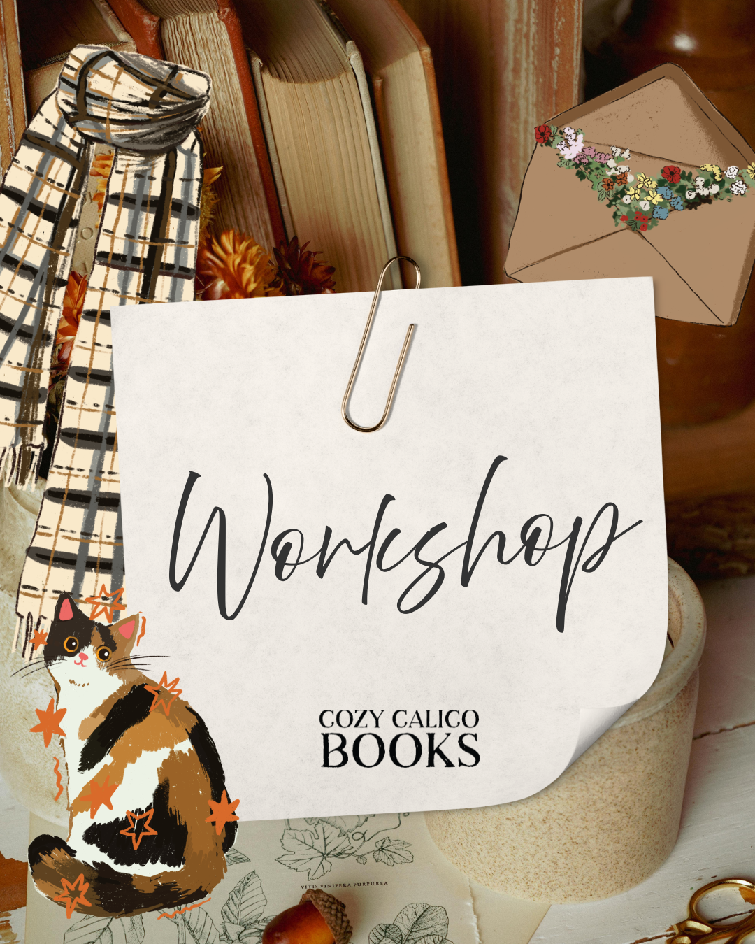 Bookish Flower Arranging Workshop