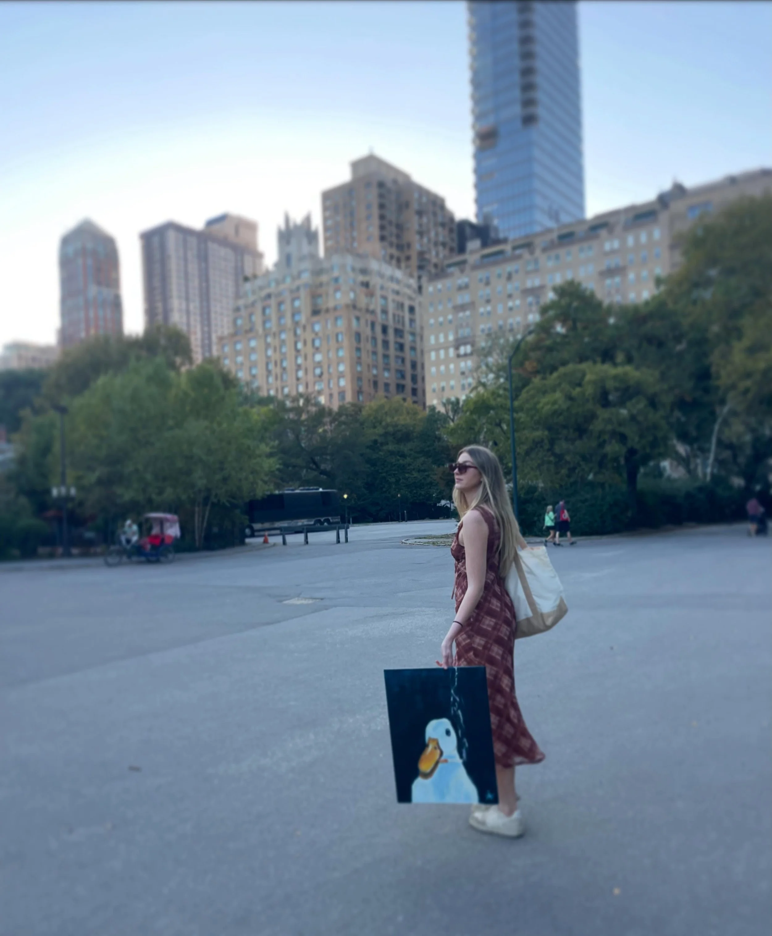 One of our most iconic participants. Her first painting ever and someone at the park asked to buy it&hellip;