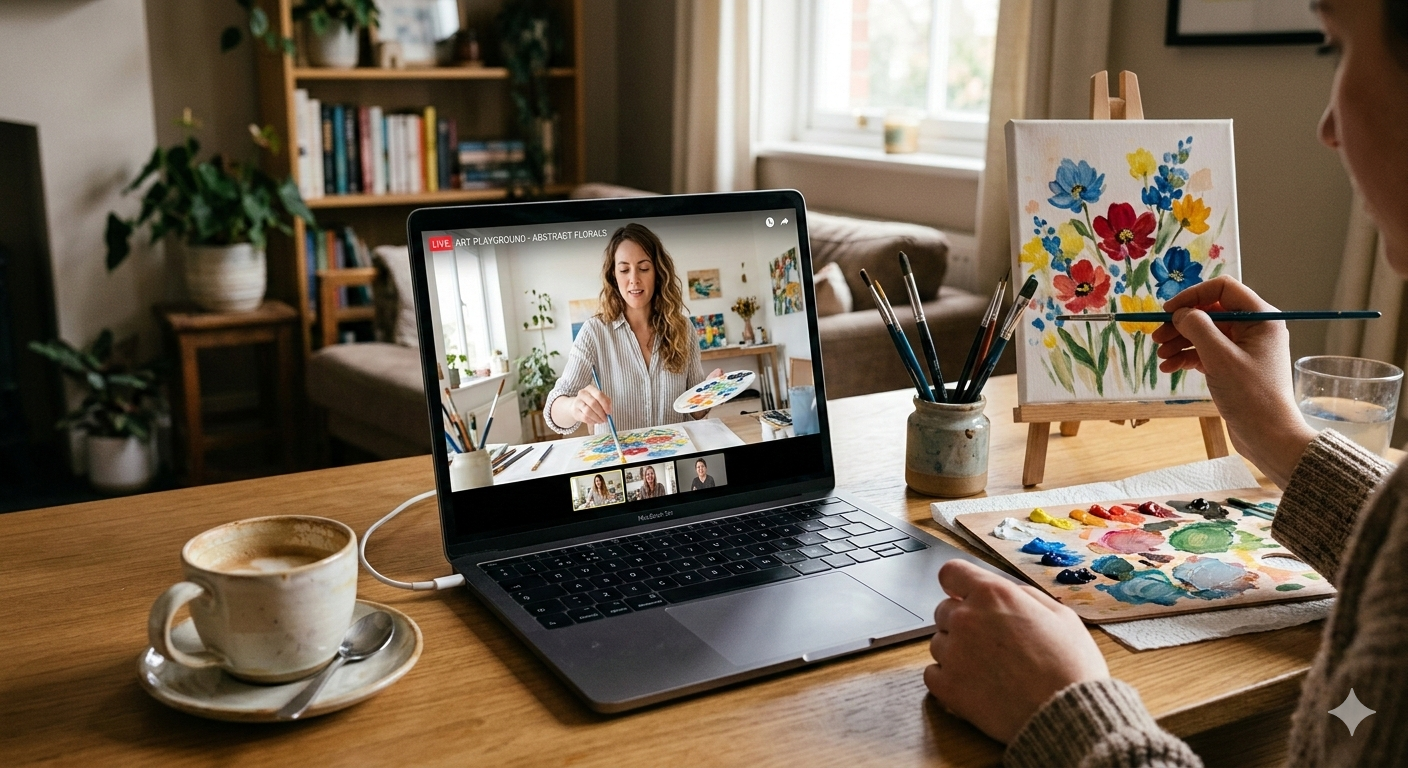 Virtual Classes with Professional Artists