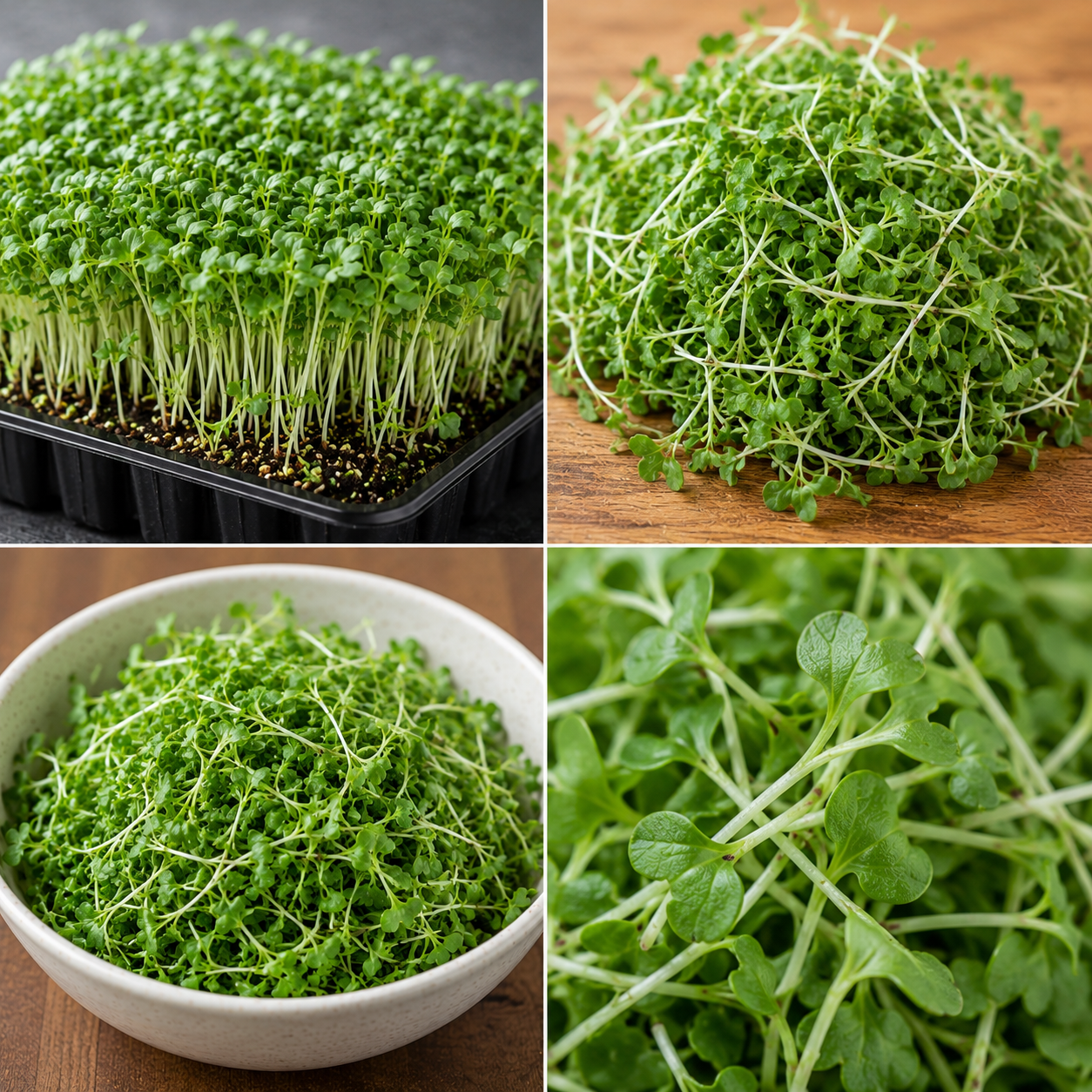 What are cress microgreens?
