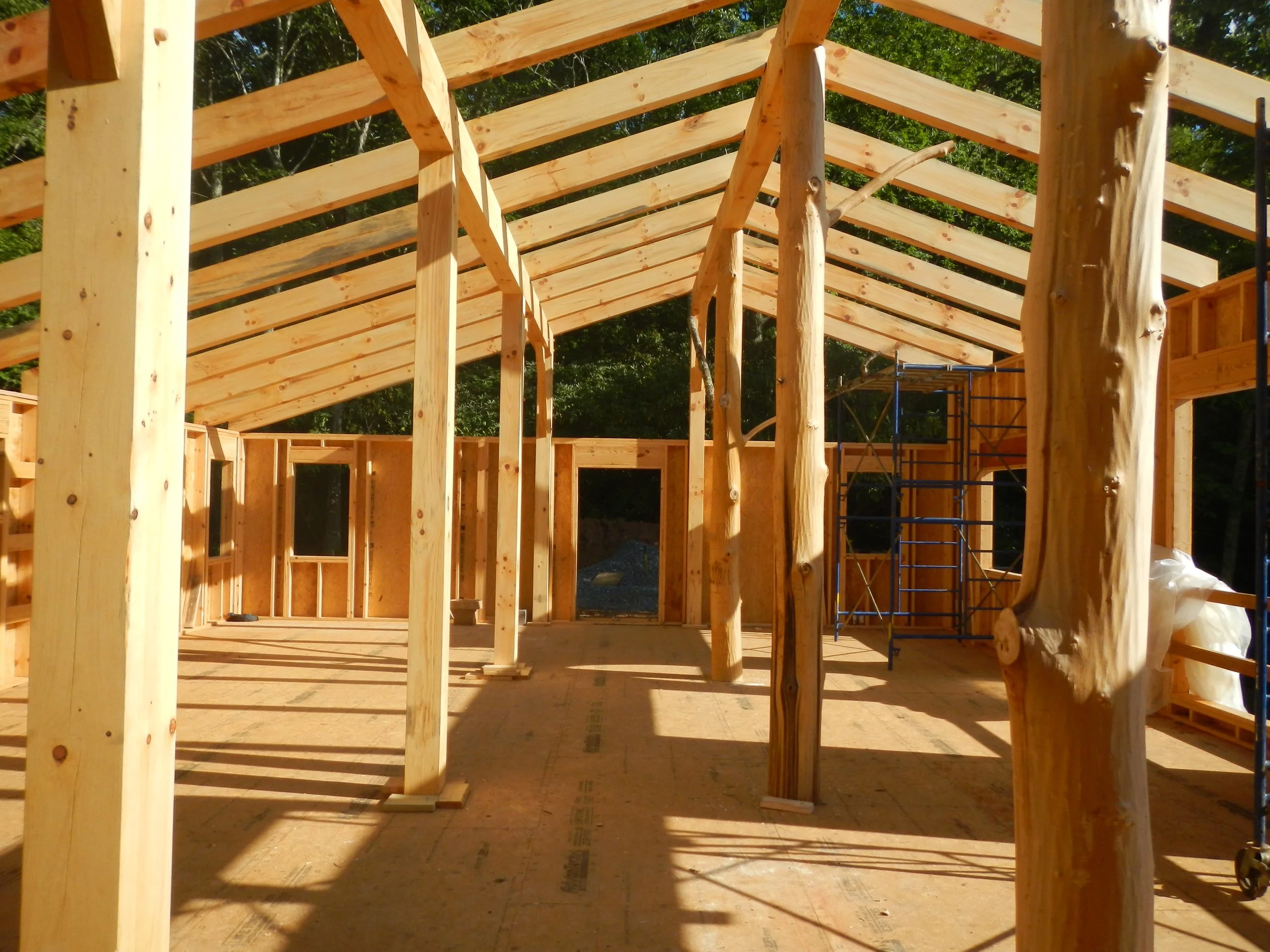 Chap_hallway of posts.JPG