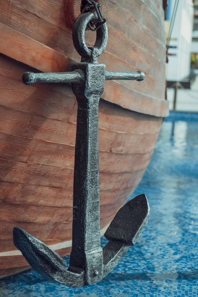 anchor on a ship