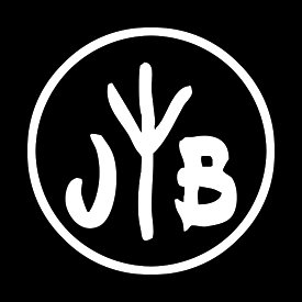 Logo featuring a tree with three branches inside a circle, with the initials JYB beneath the tree.