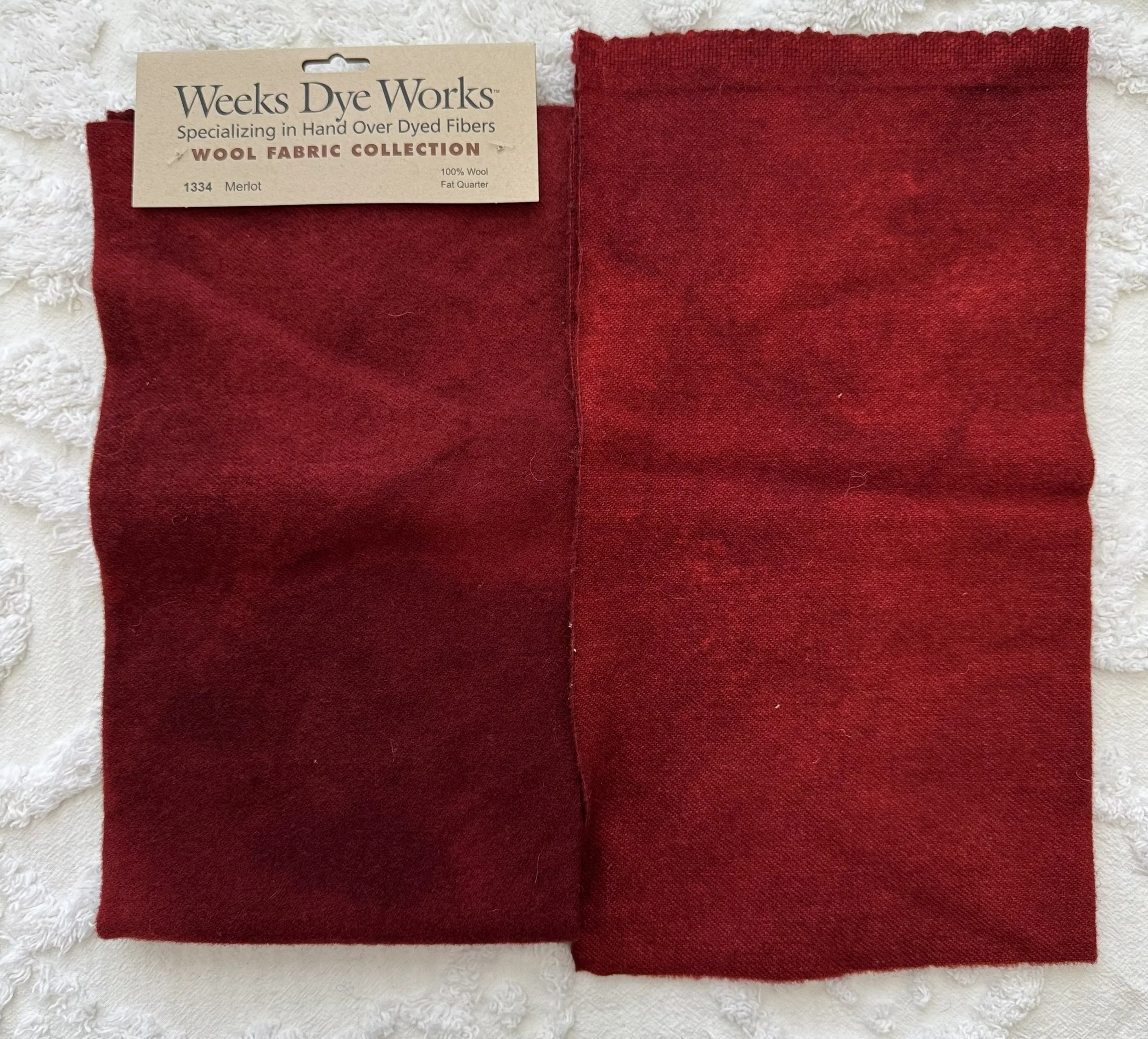 Wool Bundle in Claret Red