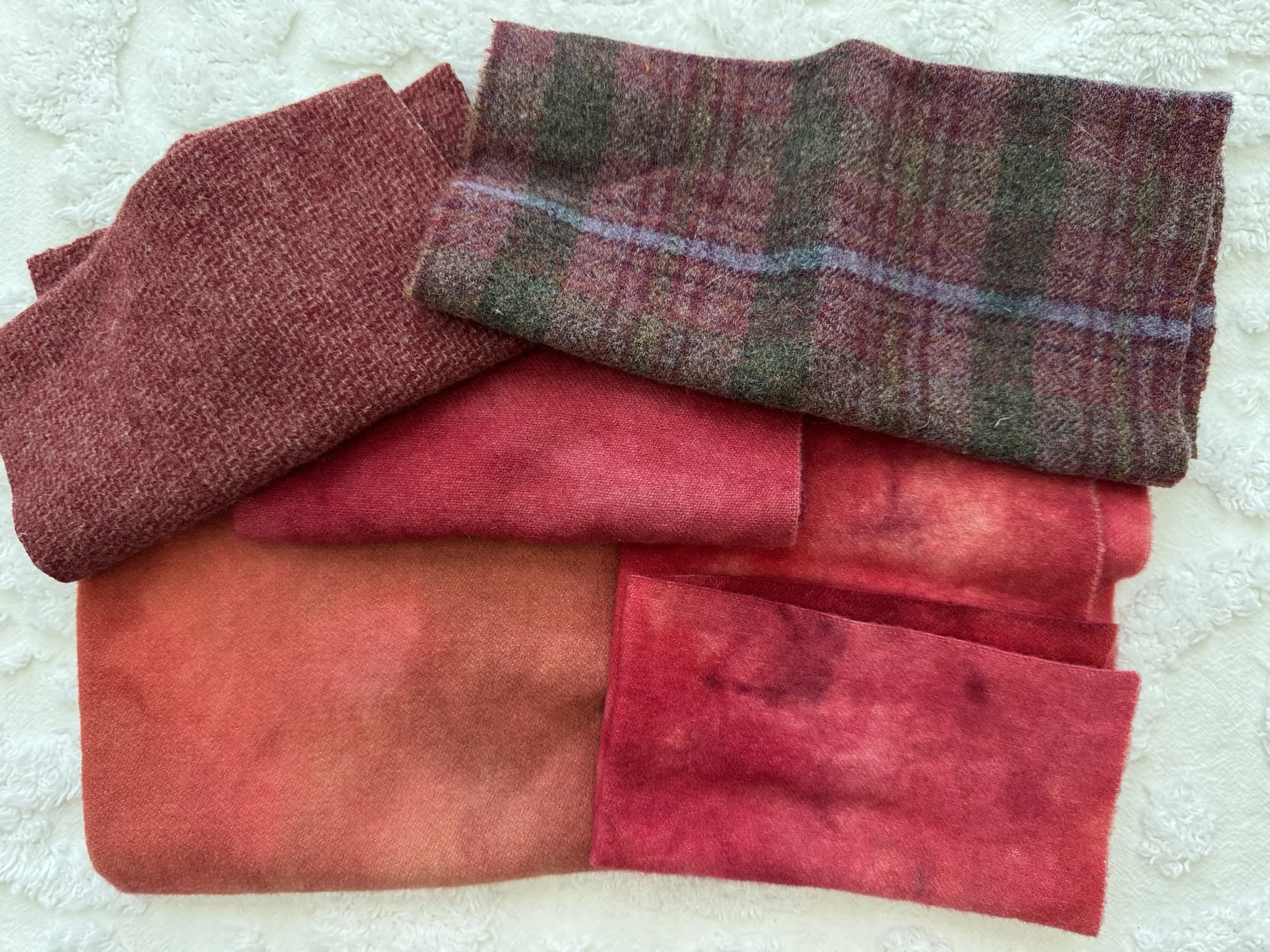 Wool Bundle in Reds