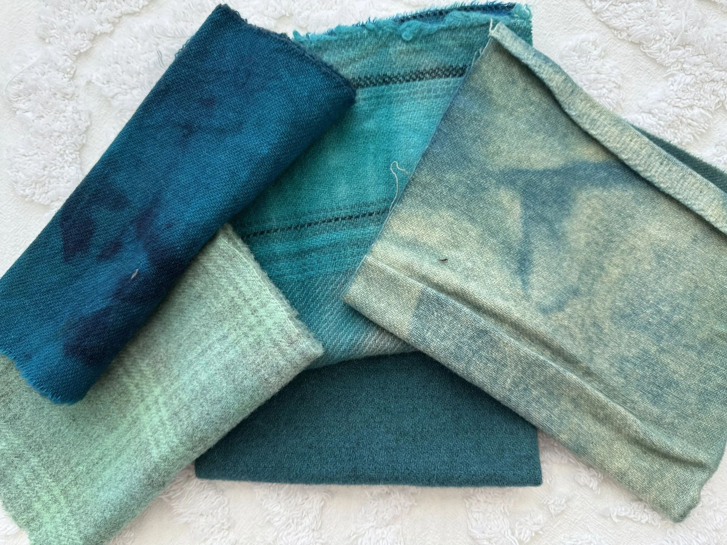 Wool Bundle in Turquoise & Teal