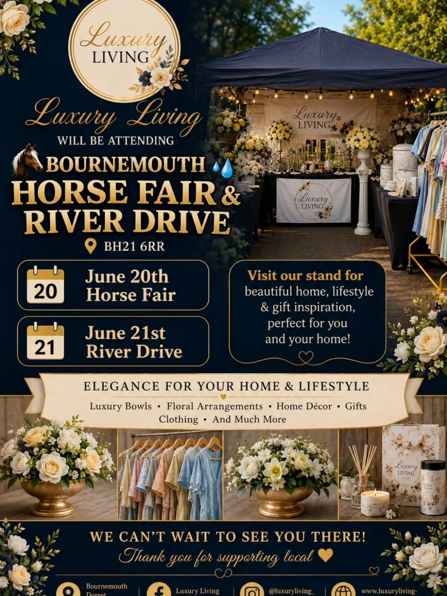 Come see us at Bournemouth horse fair June 2026