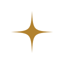 A golden star-shaped object with a black background.