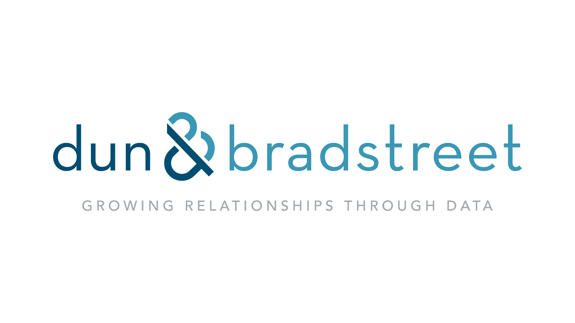 The logo of dun & bradstreet with the tagline "Growing Relationships Through Data".