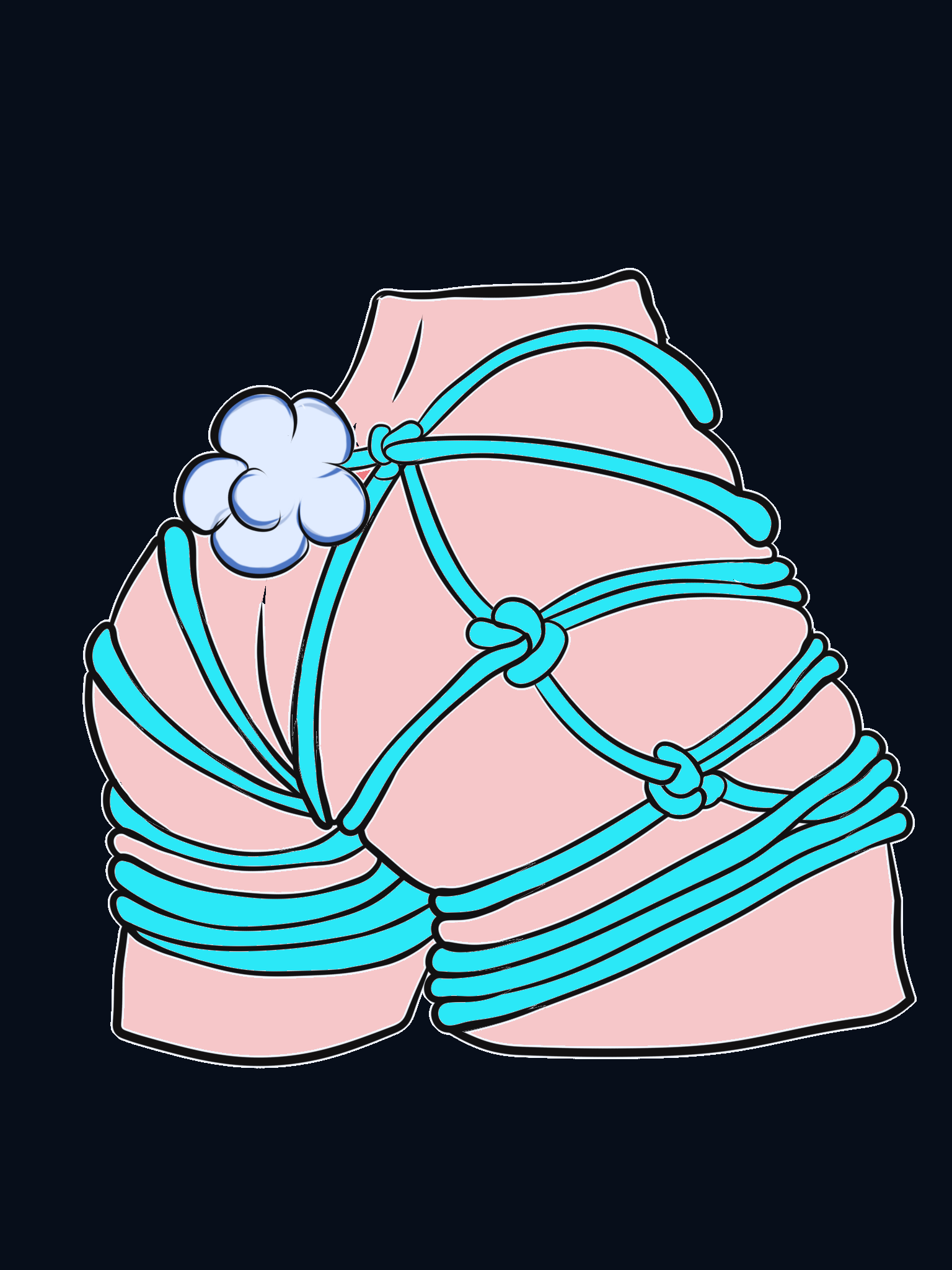 Copy of booty ties sticker.png