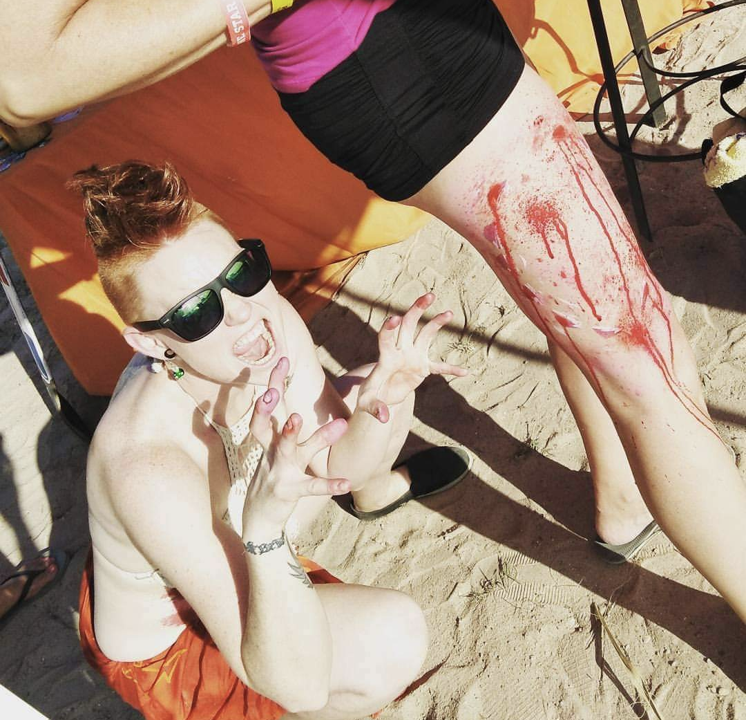 Shark Bites! @ Volente Beach, Texas. 