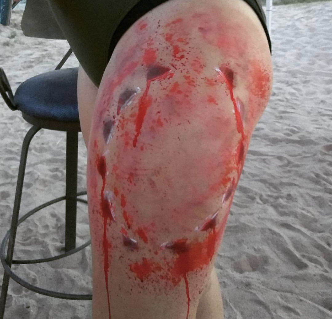 Shark Bites! @ Volente Beach, Texas. 