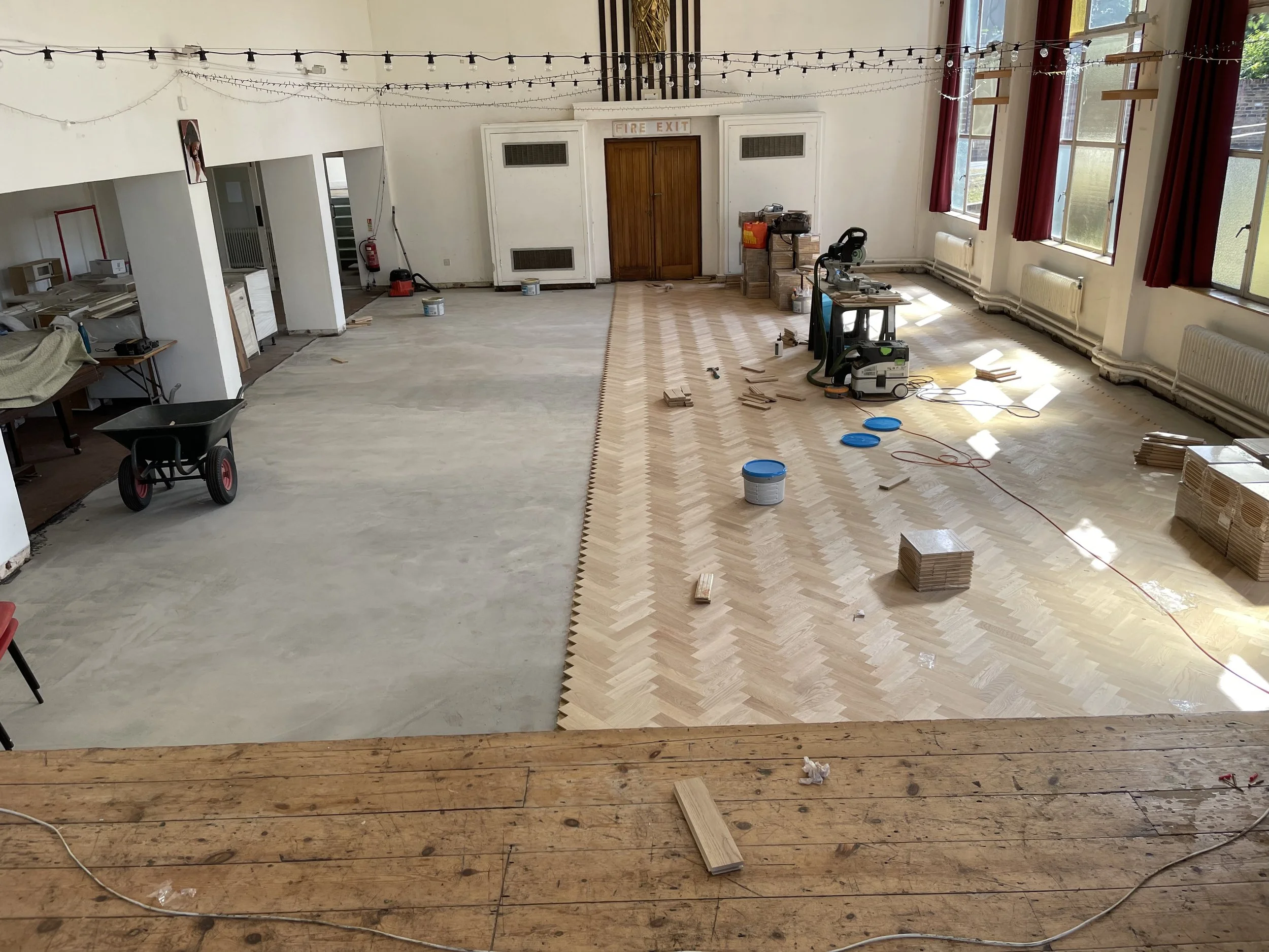 Church Hall installation, Barnes.