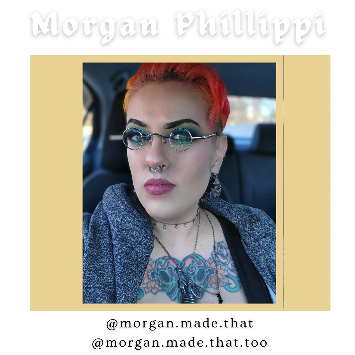 Morgan Phillippi is a multi-disciplinary artist who graduated from Moore College of Art & Design with a BFA in Illustration in 2011. They have yet to meet an art form they turn their nose up at, having tackled everything from painting to puppets, pas