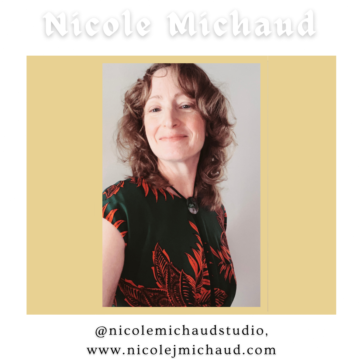 Ms. Michaud was born in Manchester, New Hampshire, and has lived on the East Coast, West Coast, and Midwest throughout her life. She is a graduate of the Pennsylvania Academy of Fine Arts (PAFA), where she earned a Certificate in Fine Arts.  Ms. Mich