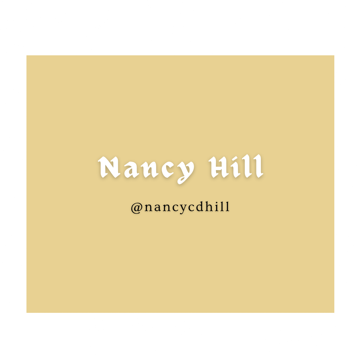 Nancy Hill is a multi-discipline maker from Philadelphia. While primarily educated in painting and illustration, a general interest in craft has prompted exploration in other mediums and skill based work. Exploring themes of anatomy, illness, and for
